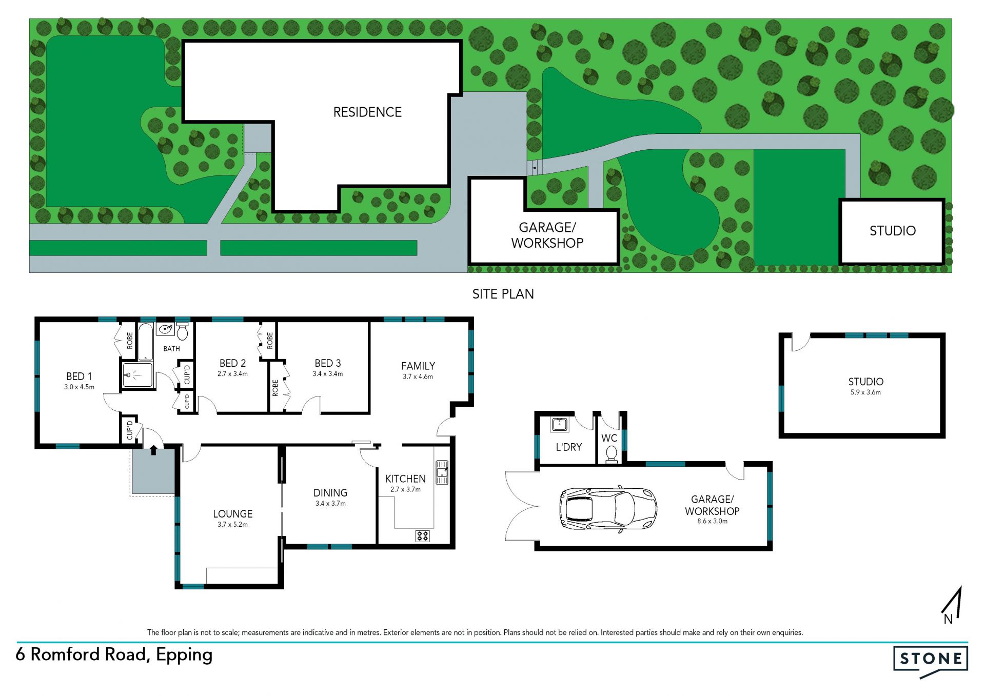 Solid Original Full Brick Residence 
1.2kms easy walk to Epping station