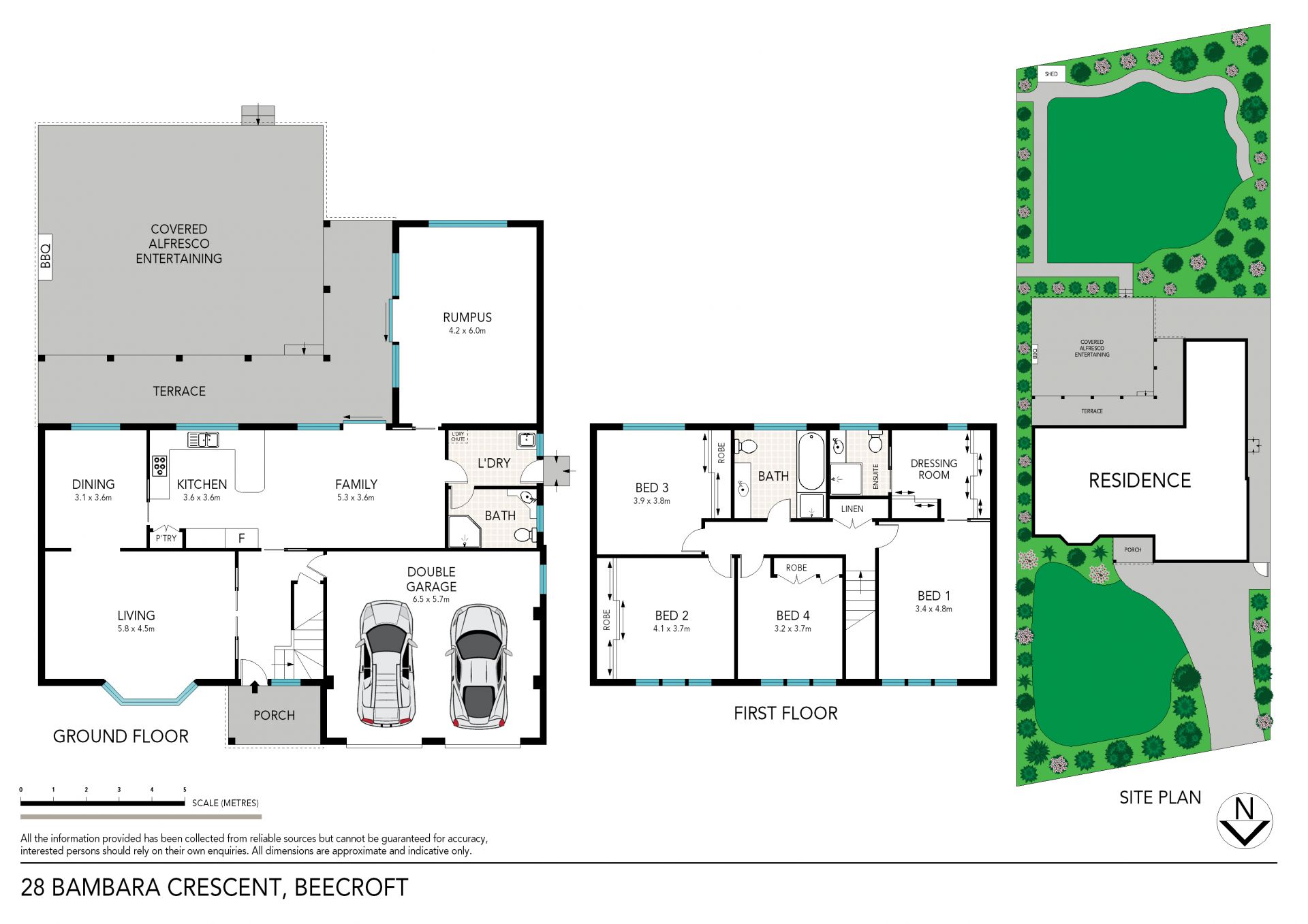 Binet family home on 929sqm of land