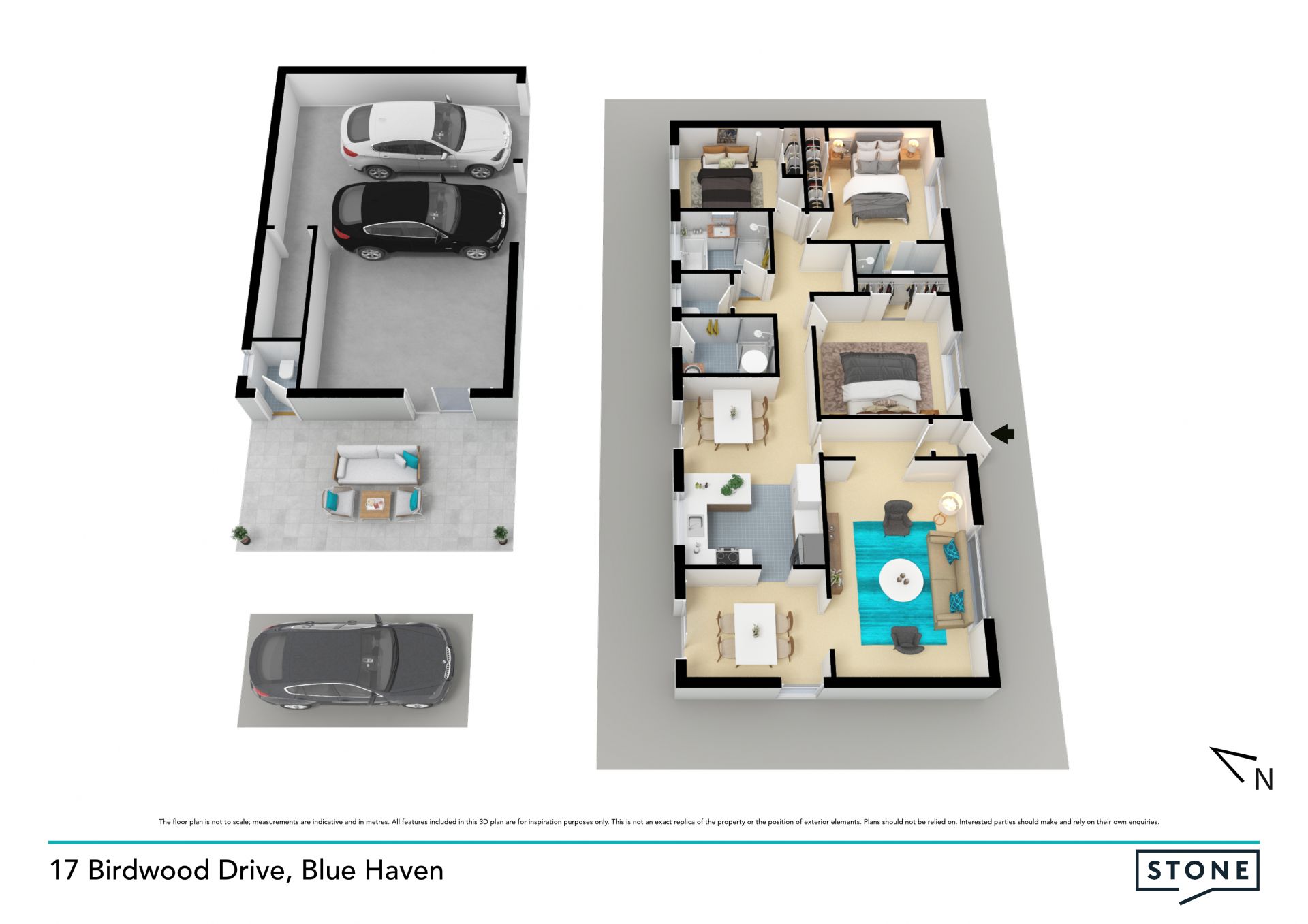 2580m2 block