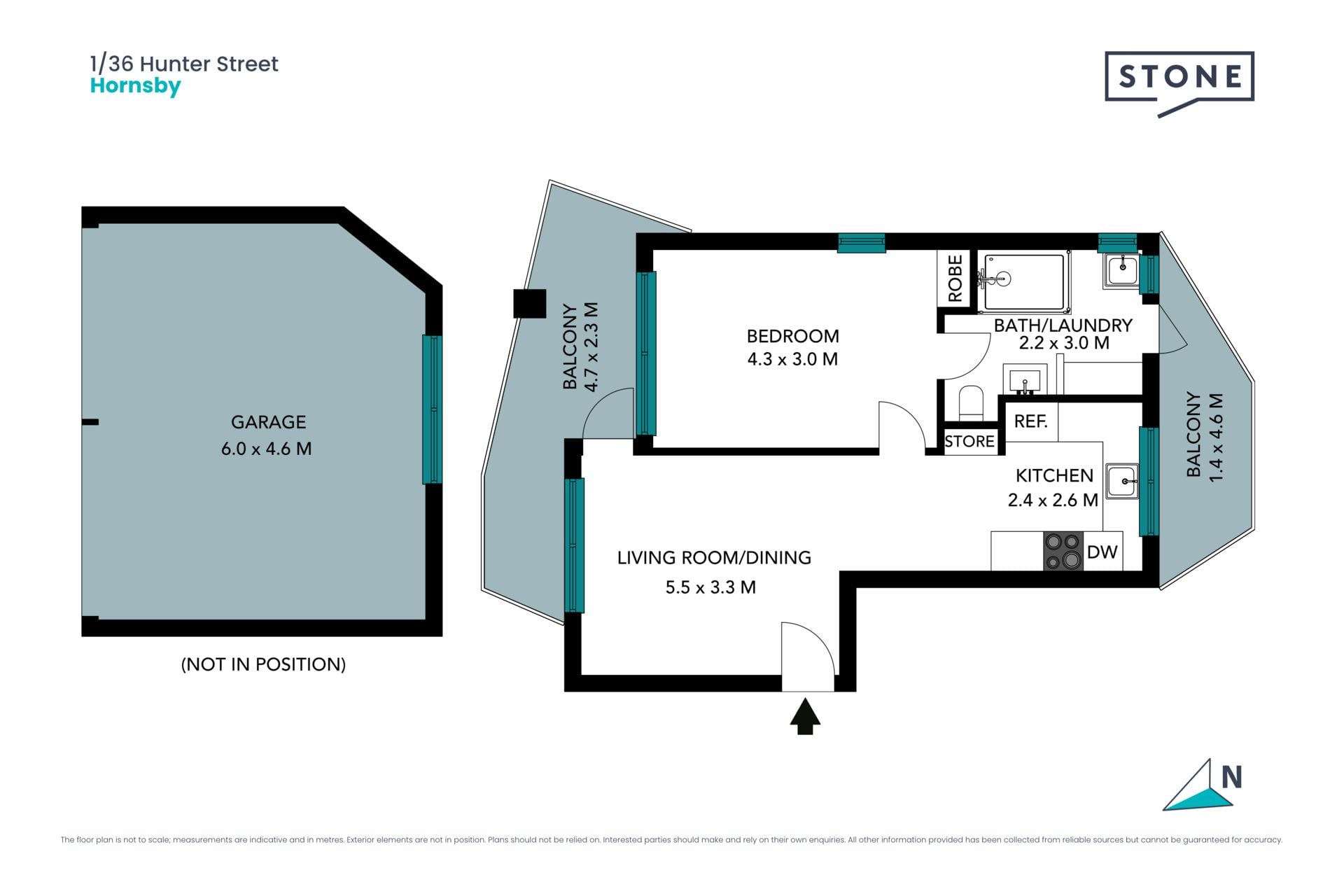 Fully renovated one-bedroom unit in boutique complex - walk to everything!