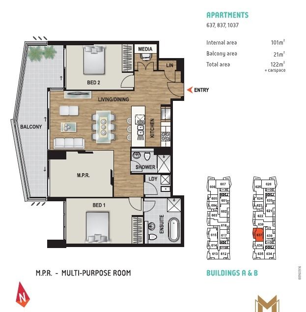 FURNISHED 3 BEDROOM APARTMENT WITH PARKING IN MASCOT CENTRAL