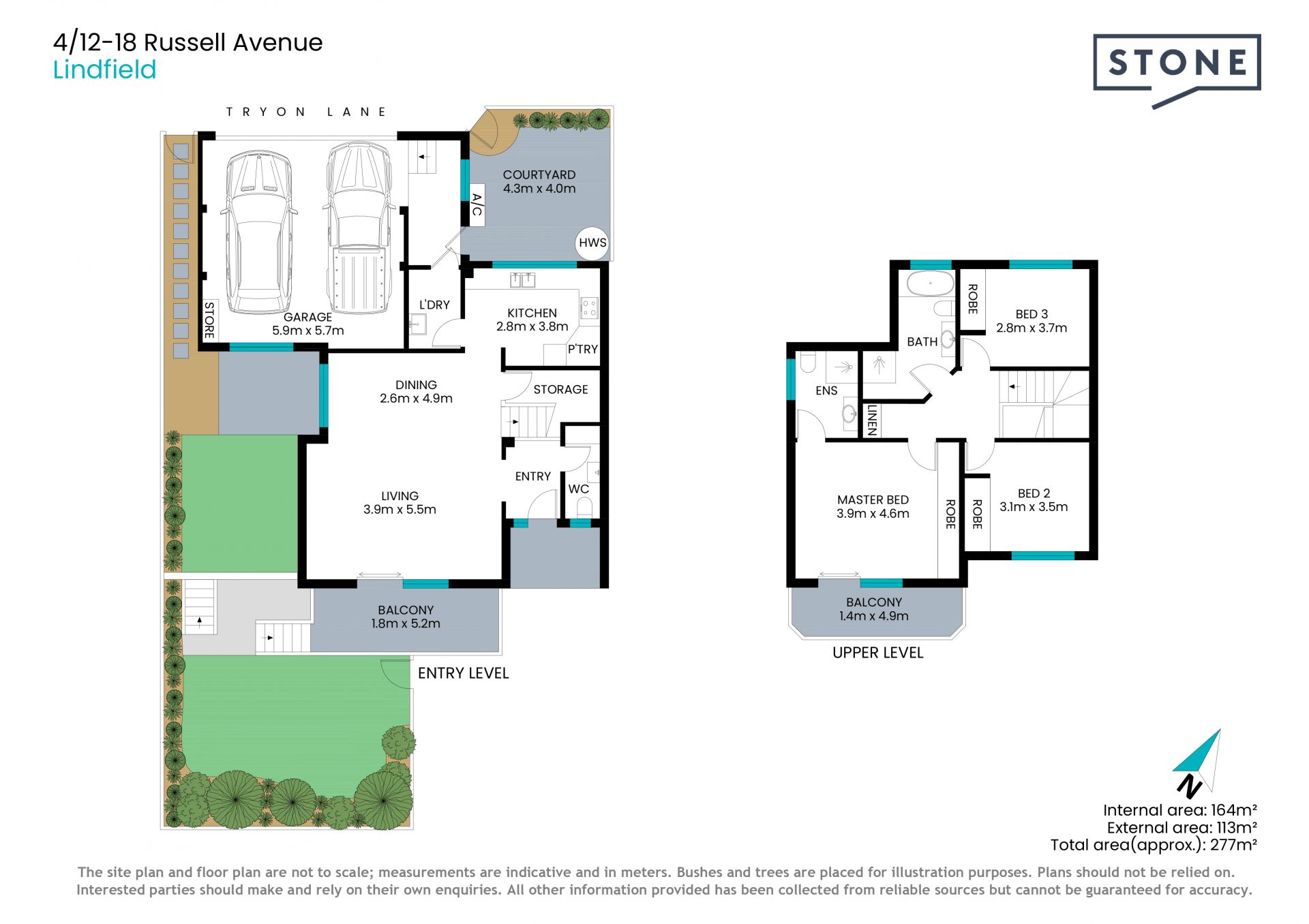 Boutique townhouse in a prestigious walk-to-rail village setting
