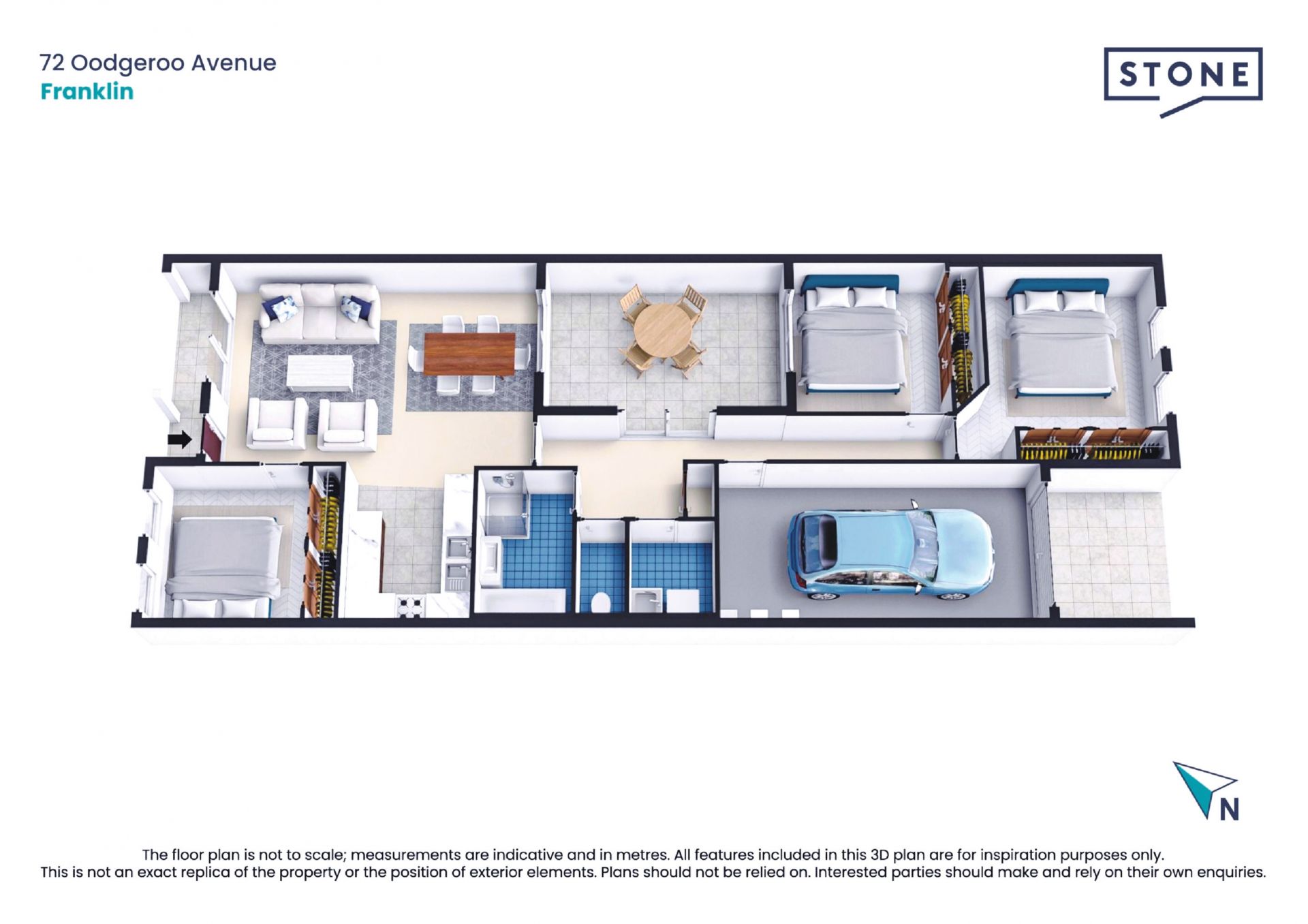 Separately titled villa in the heart of Franklin