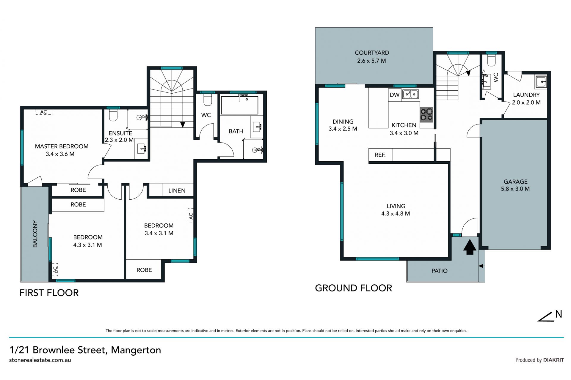 Private and leafy townhouse close to amenities