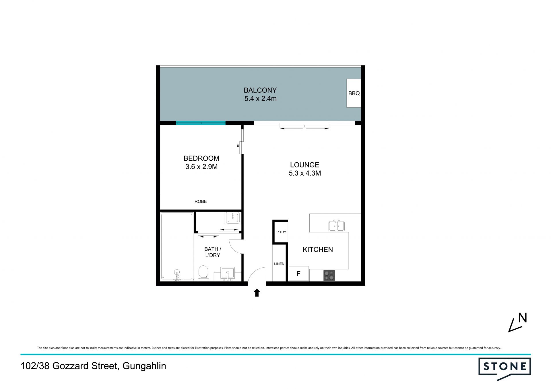 One bedroom apartment in the heart of Gungahlin