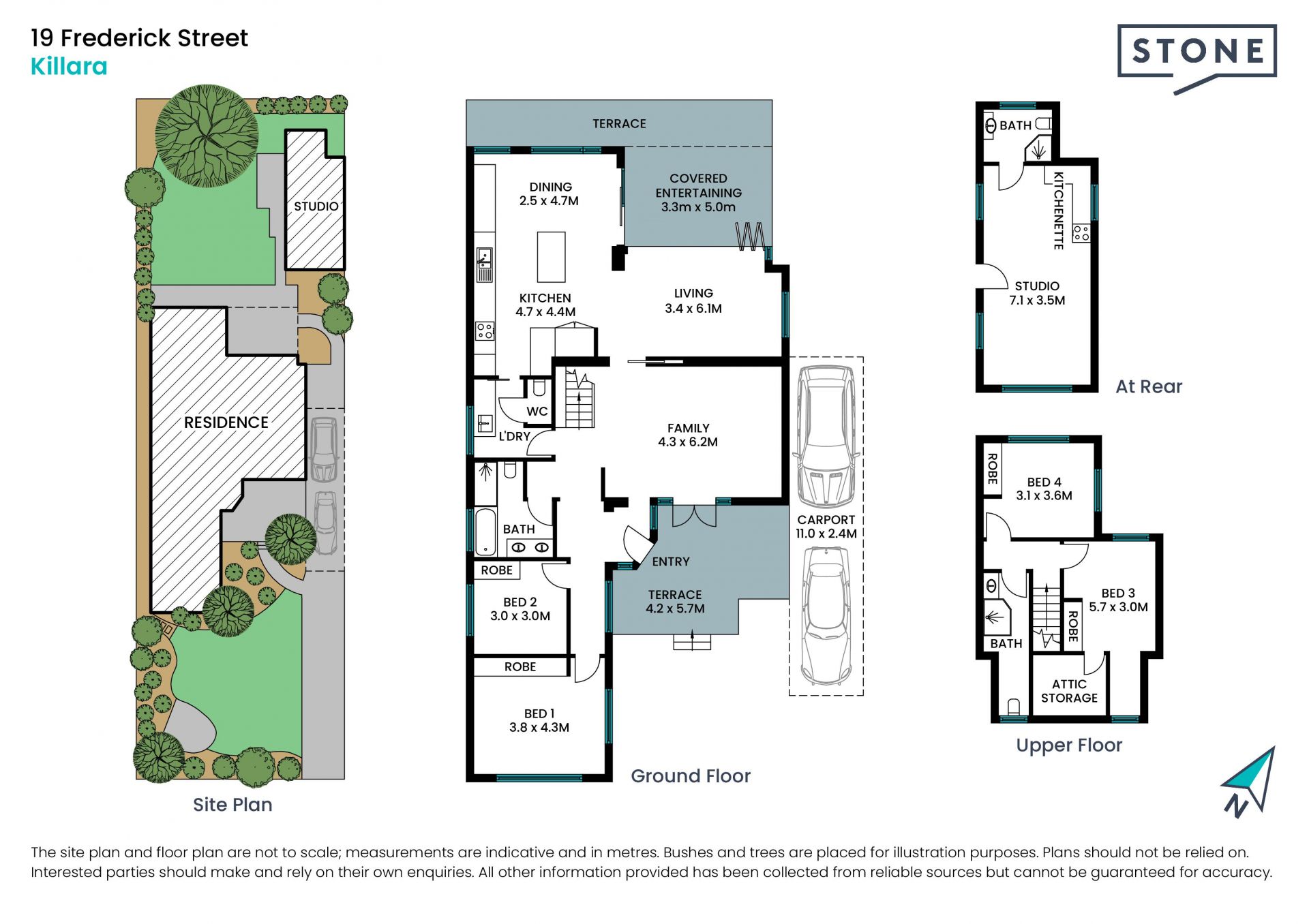 Fantastic family appeal with self-contained studio
