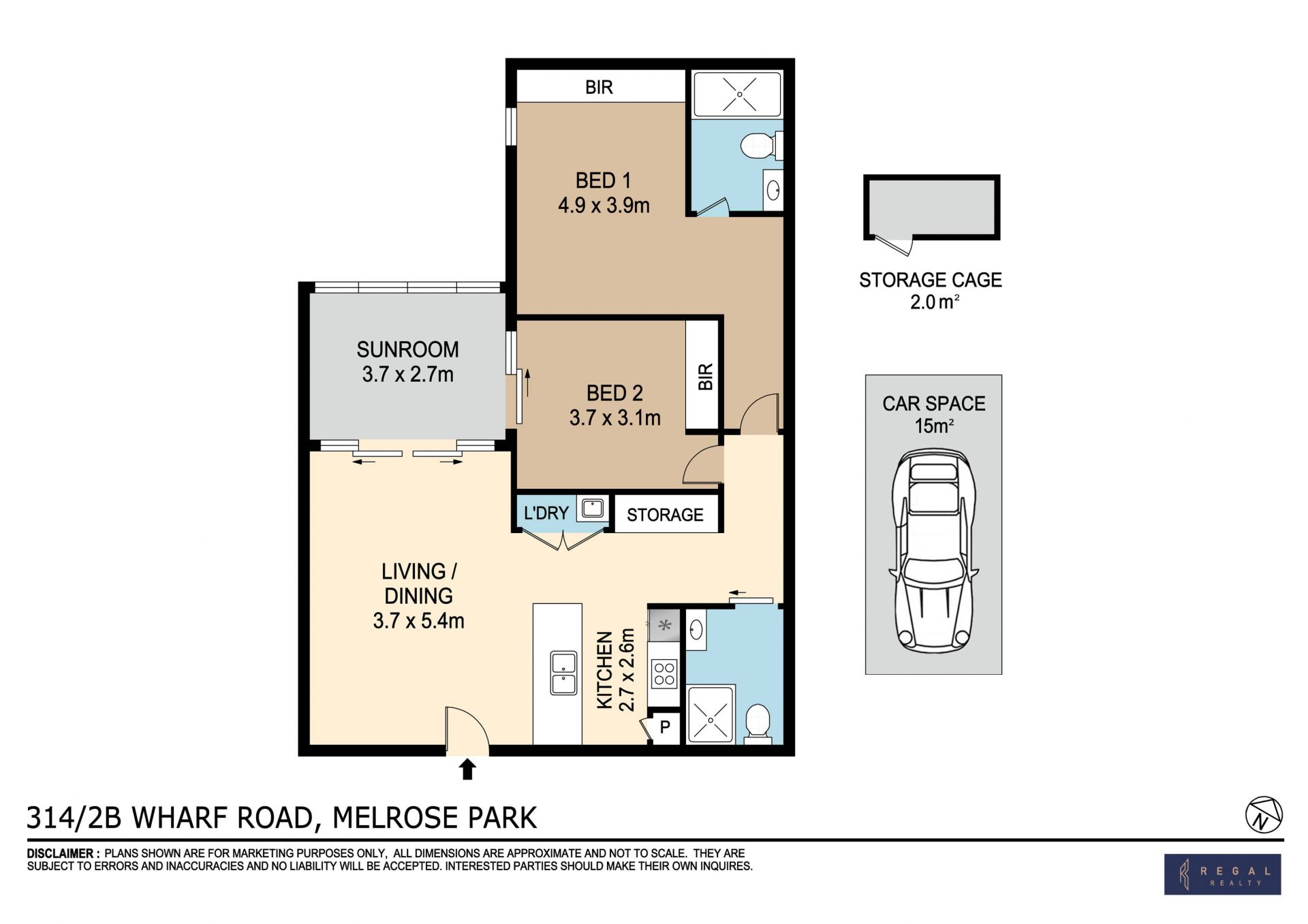 Fine Finish 2 bed Apt in 