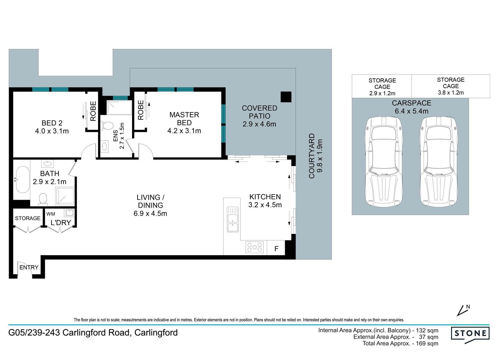 Huge 2-Bedroom Apartment in Central Location