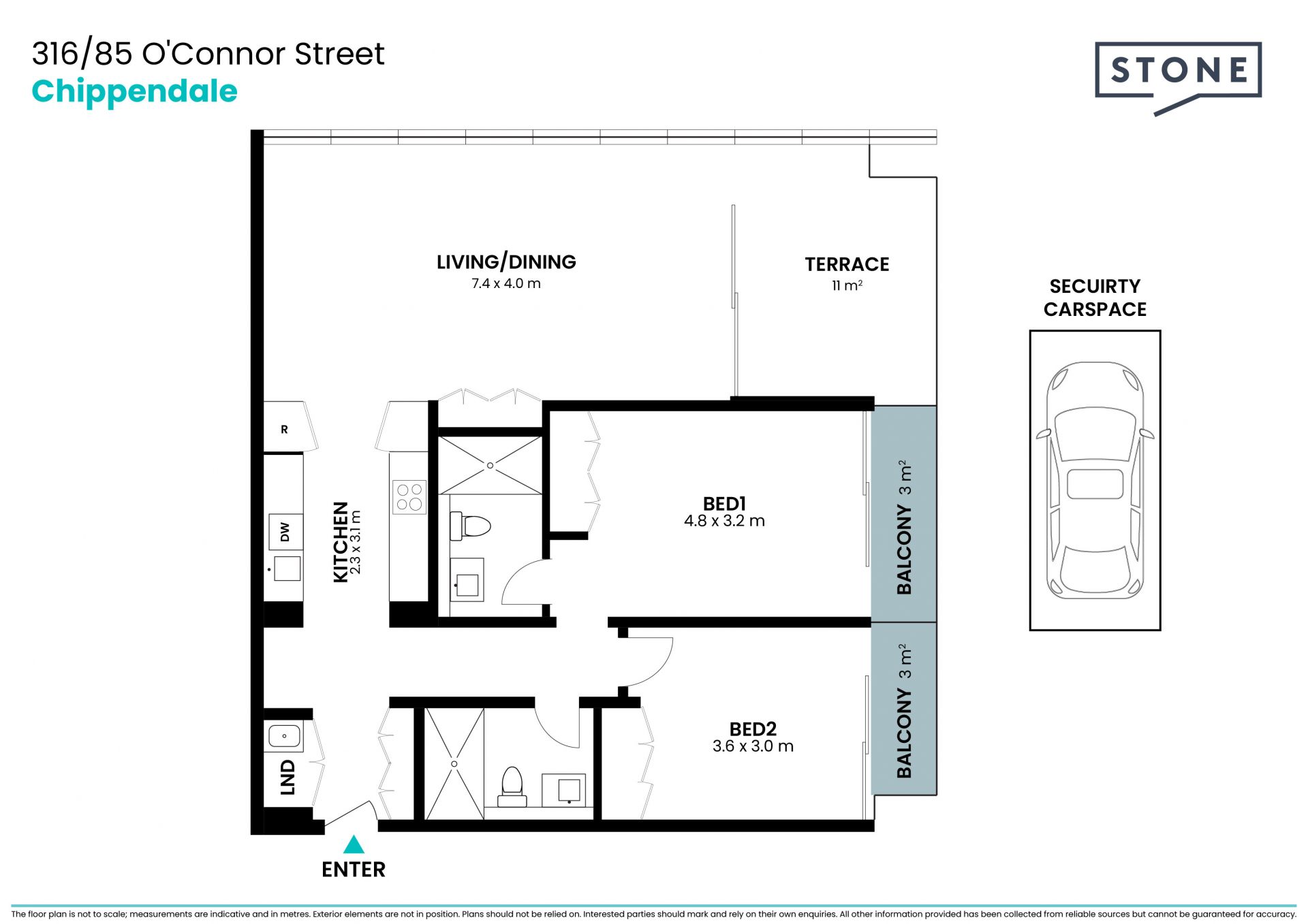 Luxury Two Beds Apartment At Central Park | $1,400pw Rental Return