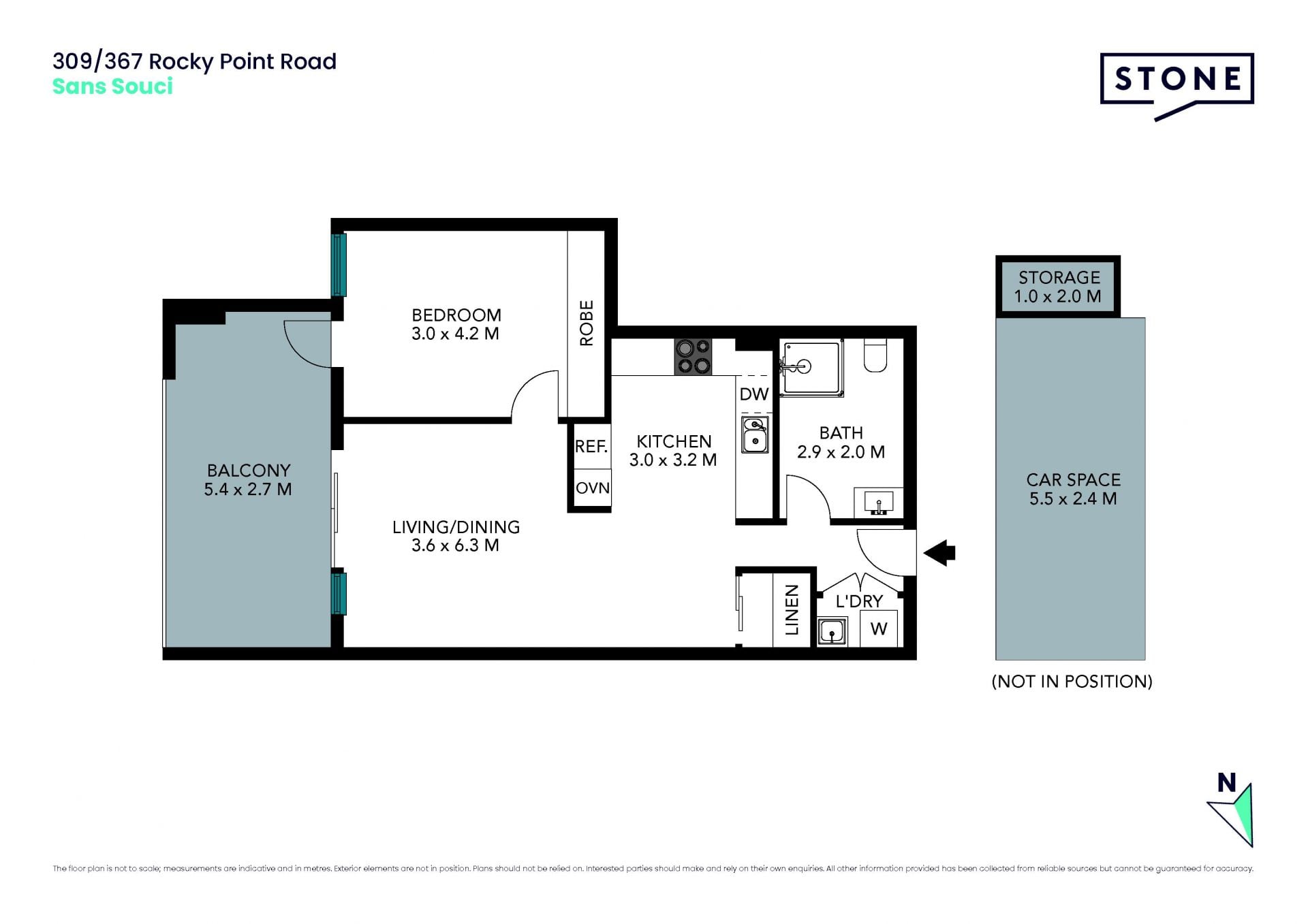 Stylish 1 bedroom Apartment with Elevated Bay Views