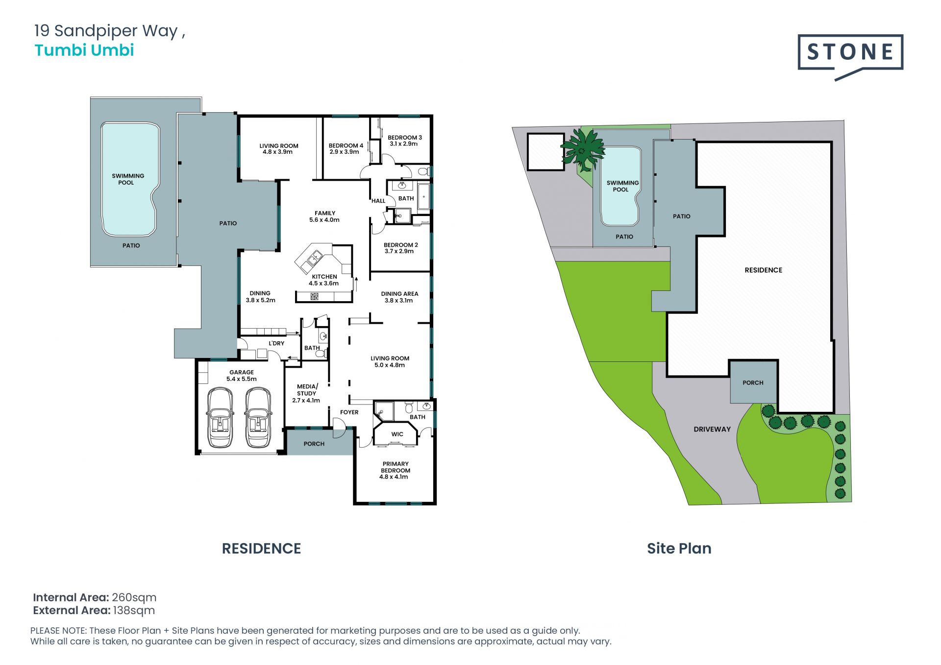Family home with resort style living