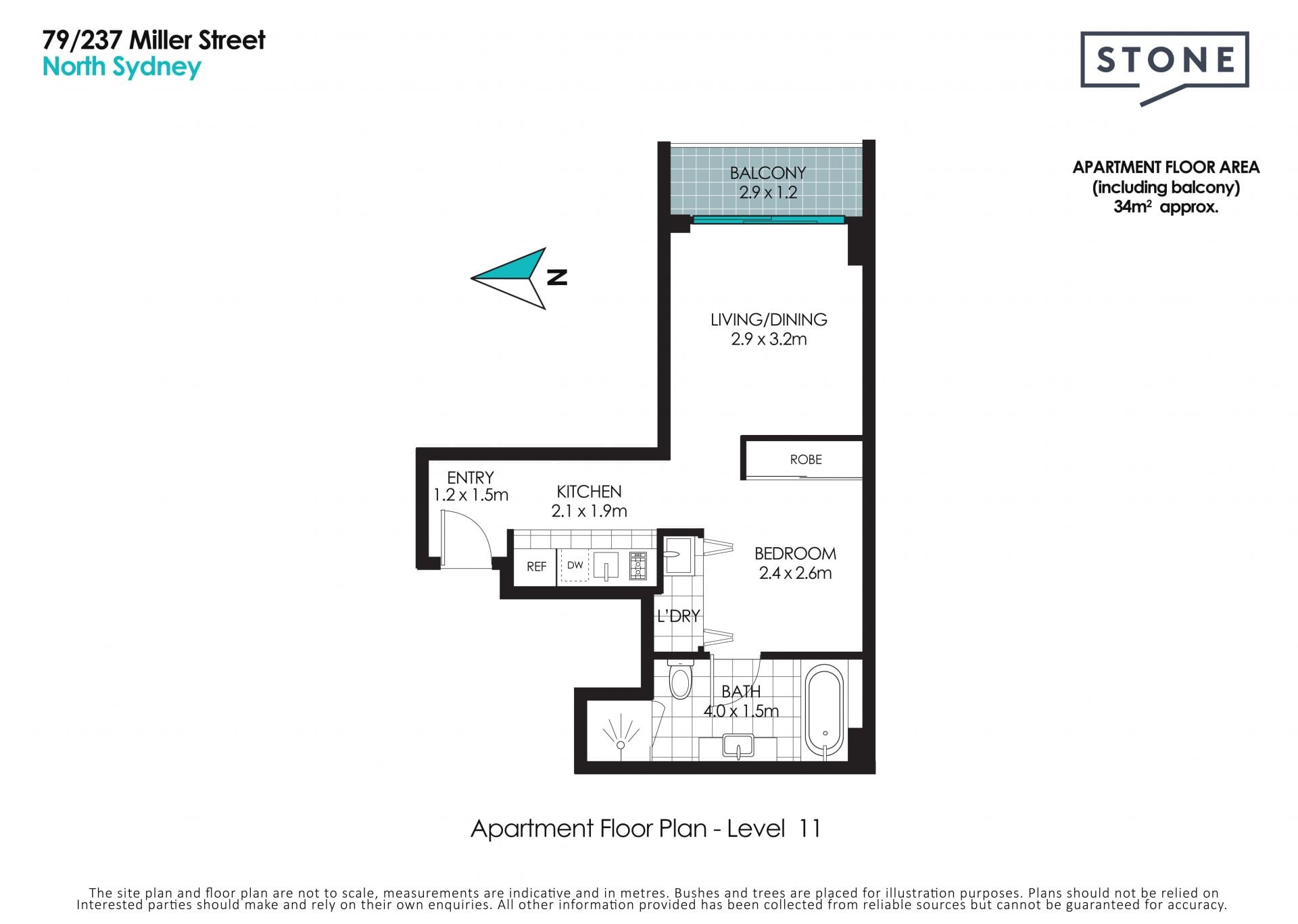 Large, private studio Adjacent Metro in tightly held 