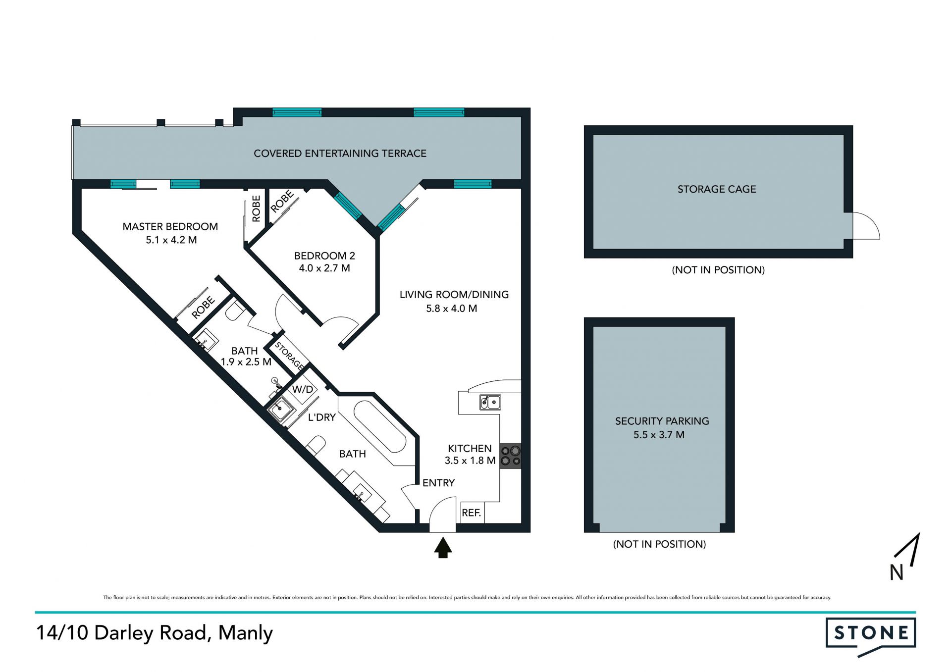 Gorgeous north-facing apartment in the heart of Manly