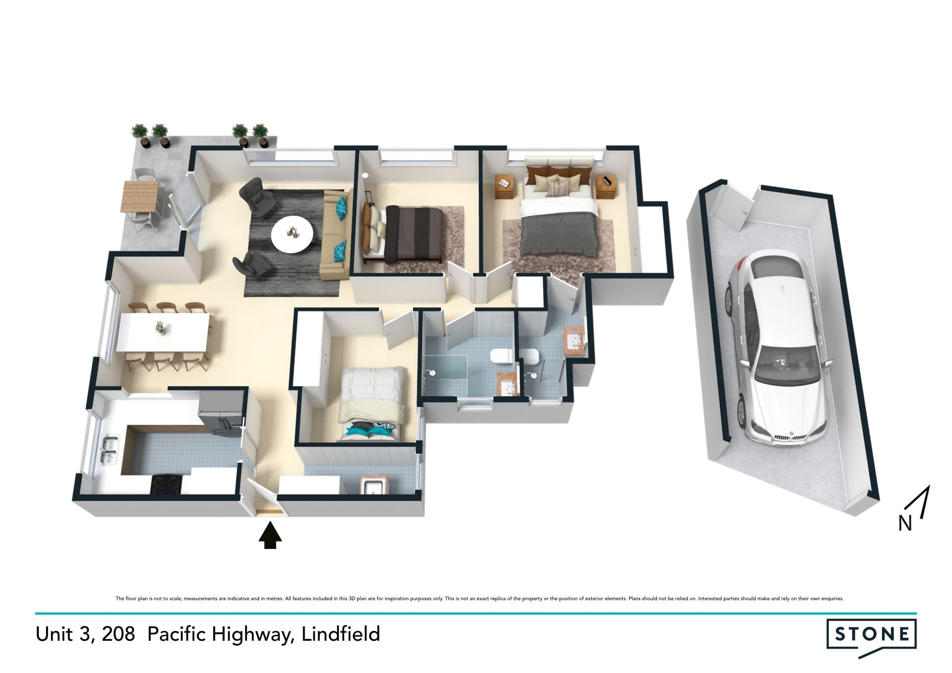 Lifestyle apartment of exceptional convenience
