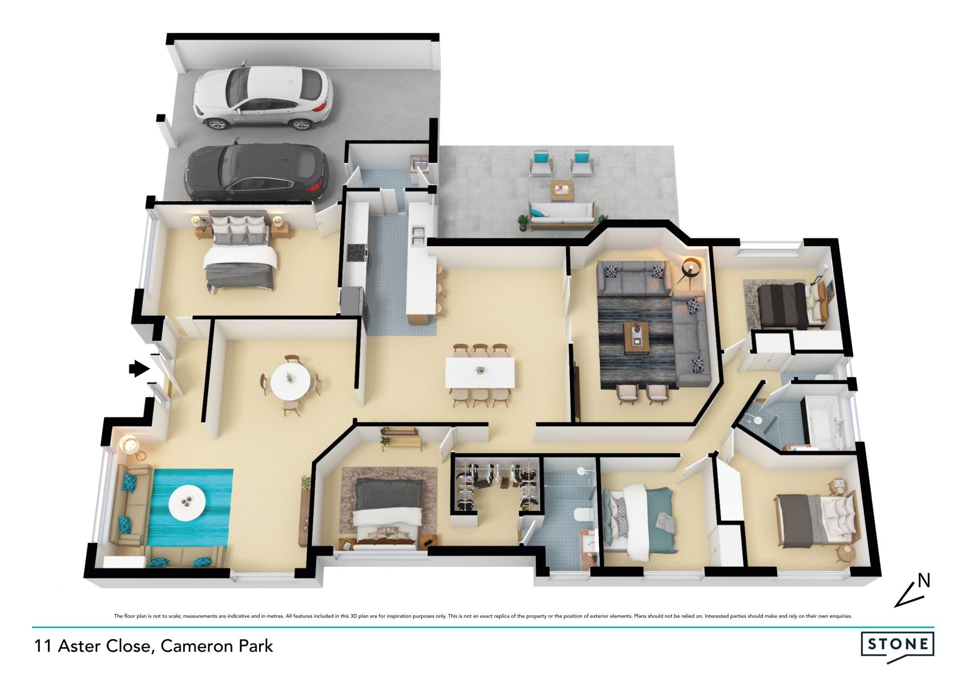 Family dimensions in a peaceful cul-de-sac