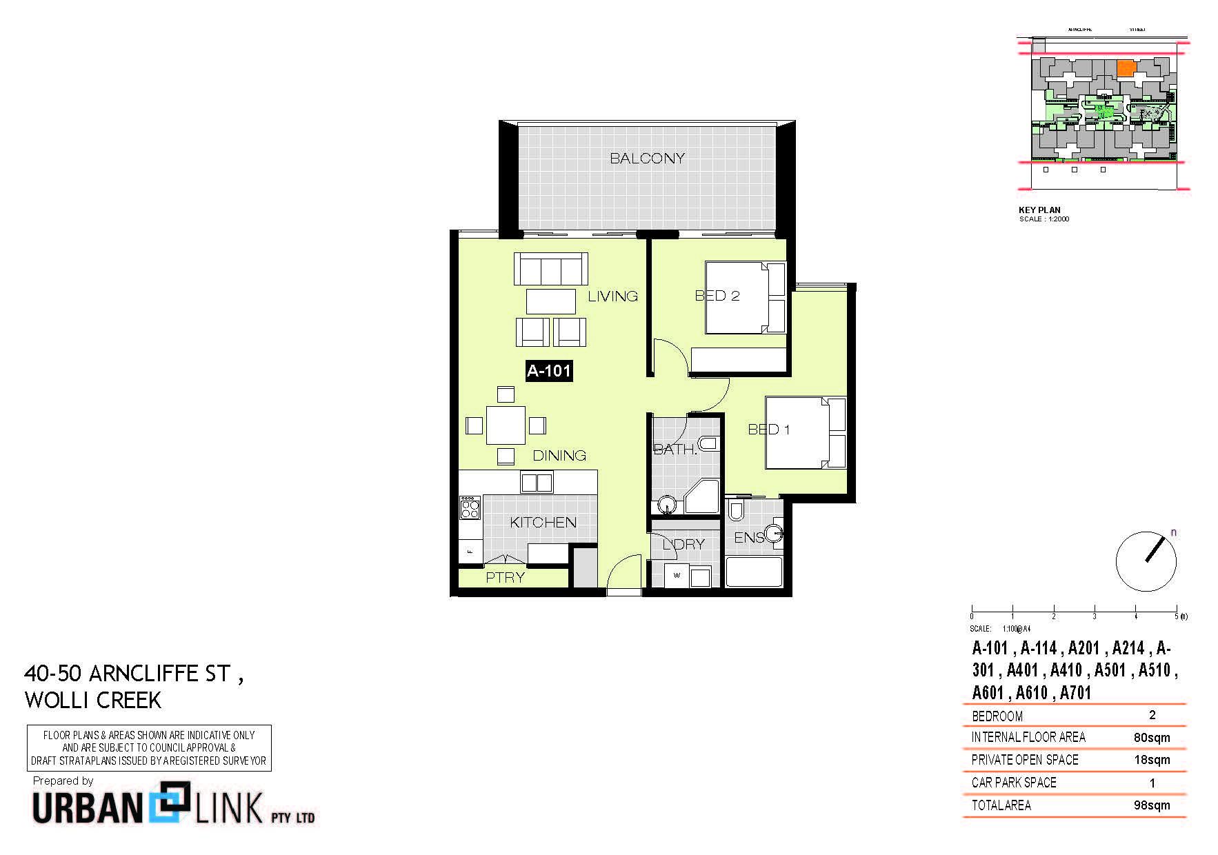 Nearly New Top Garden 2 Bedroom for rent