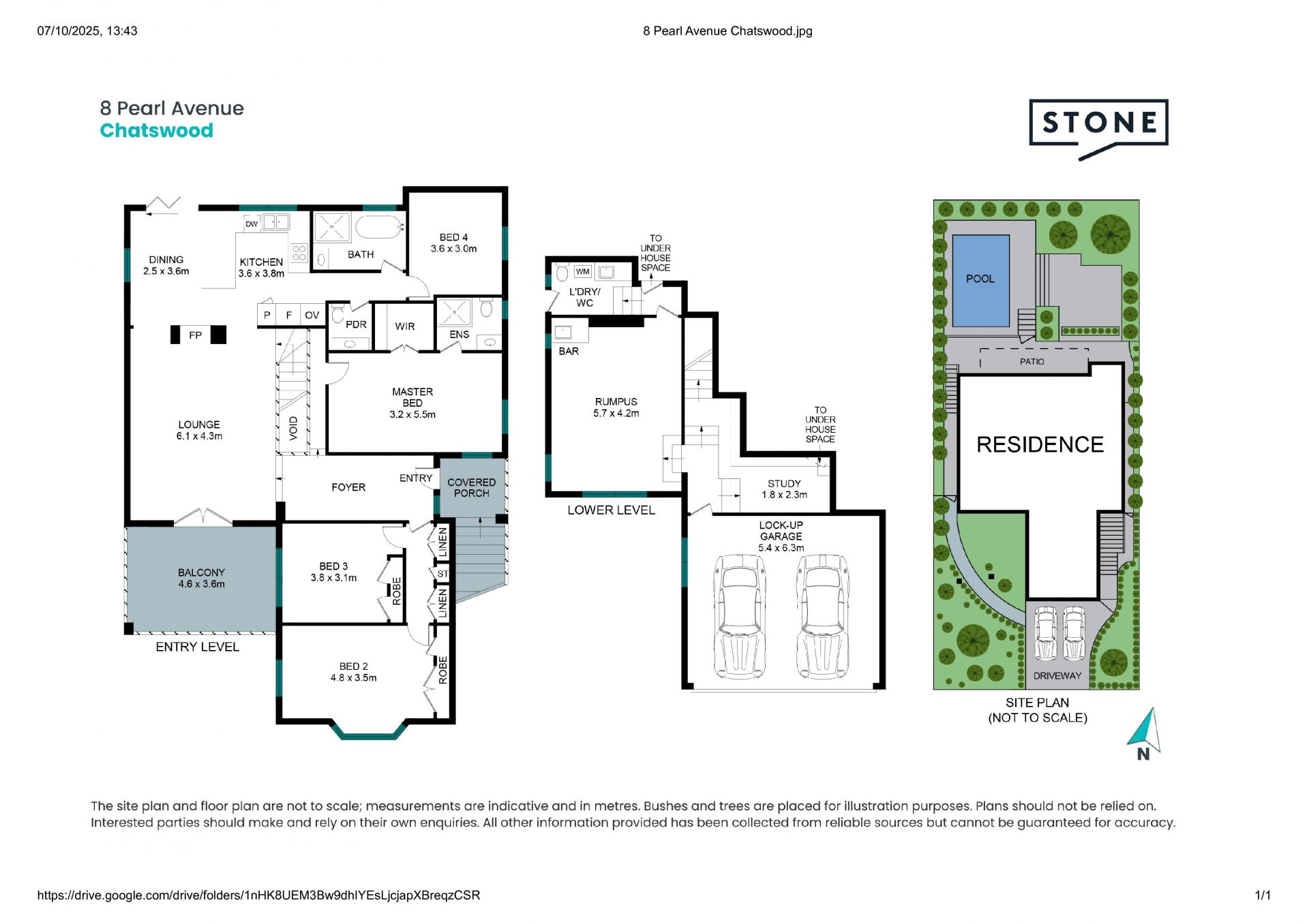 Full brick family entertainer, shortcut path for a level walk to Metro