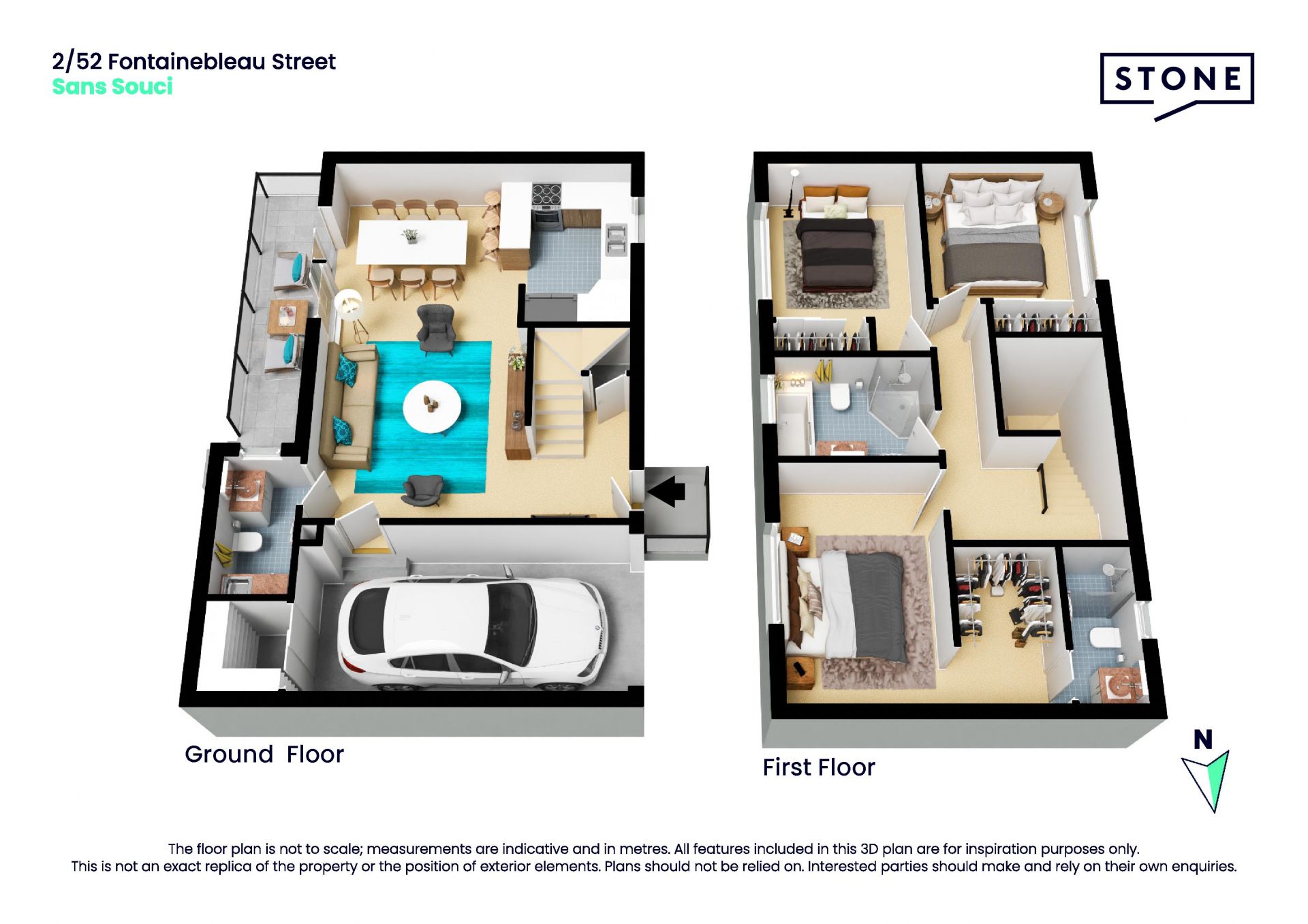 Low-Maintenance Modern Living in this exclusive enclave of 5 Townhouses