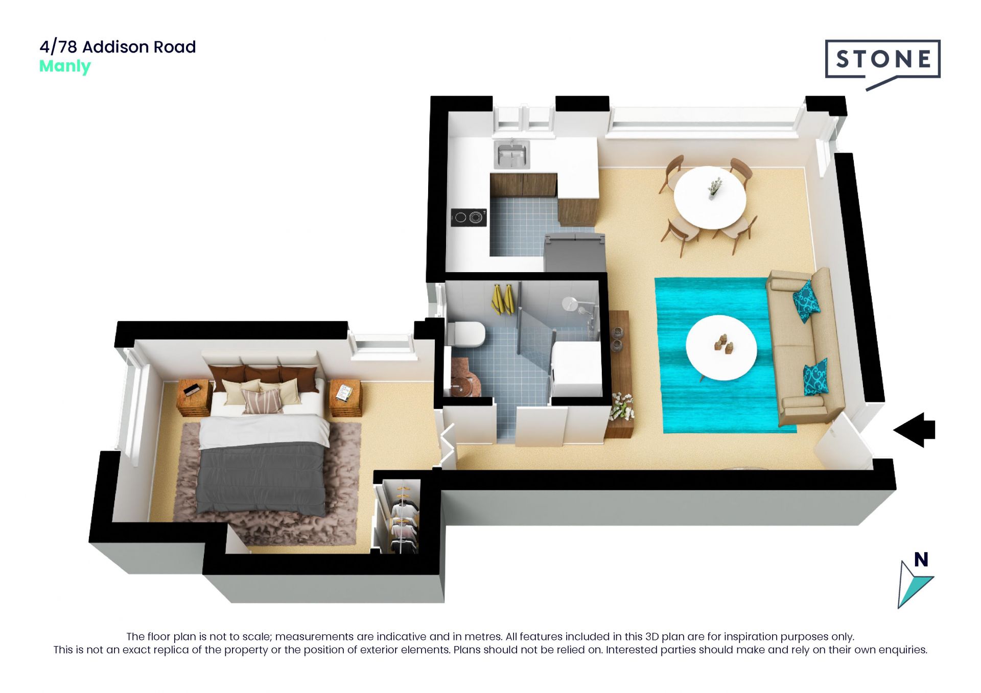 Boutique apartment in a premier Eastern Hill setting