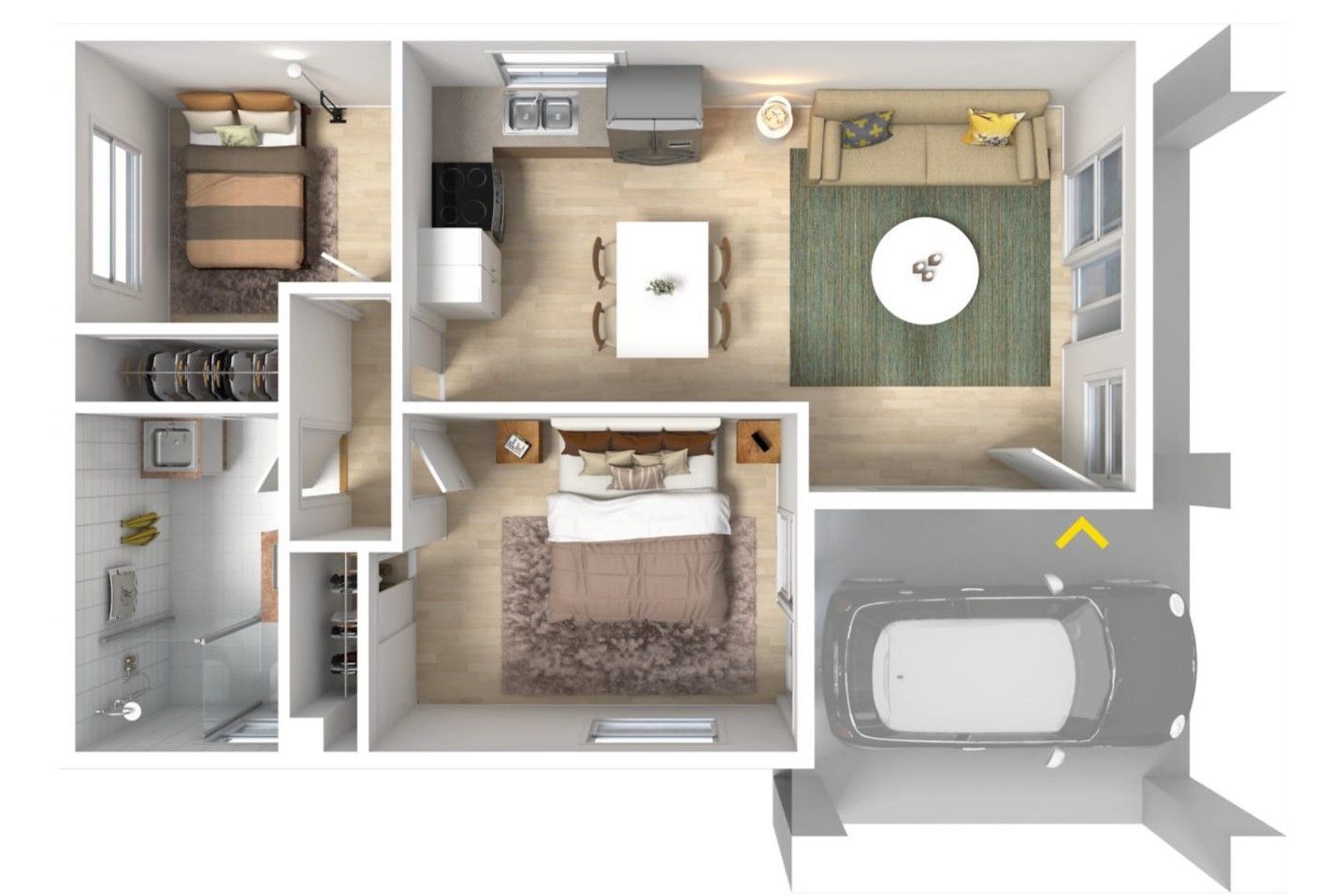 Modern granny flat in Hornsby North Public School catchment
