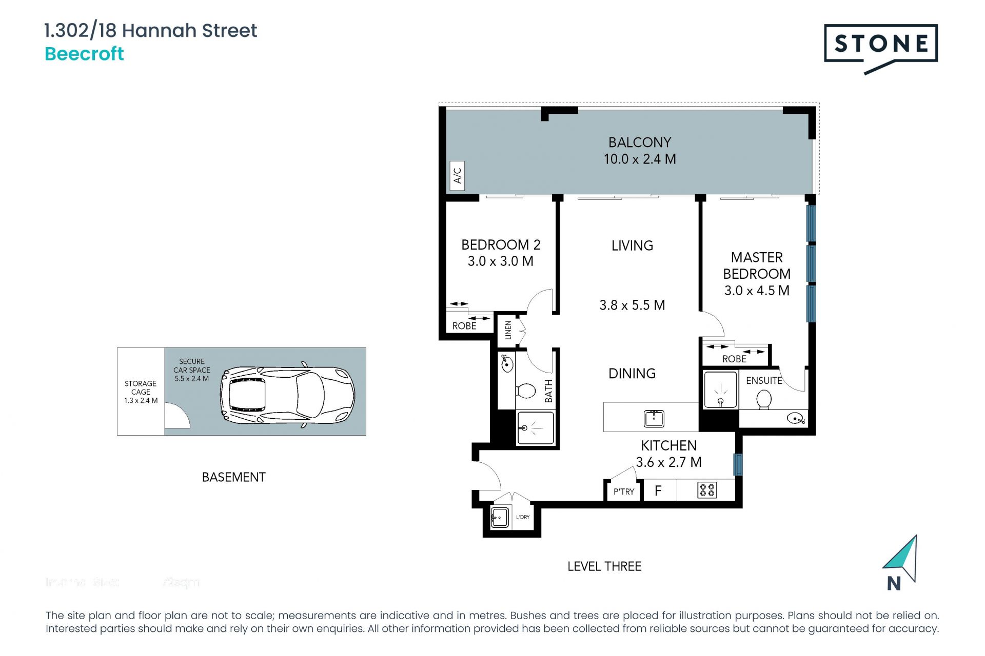 Elegant open-plan haven, above Beecroft Village and shops