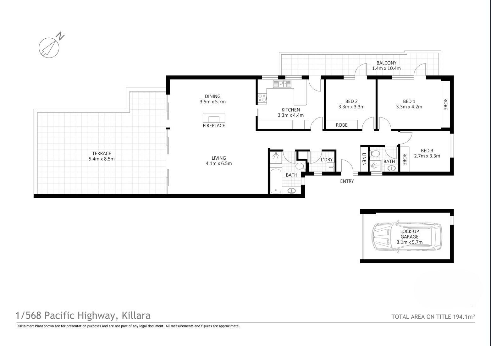 Full brick Mirvac - Renovated with Expansive Terrace