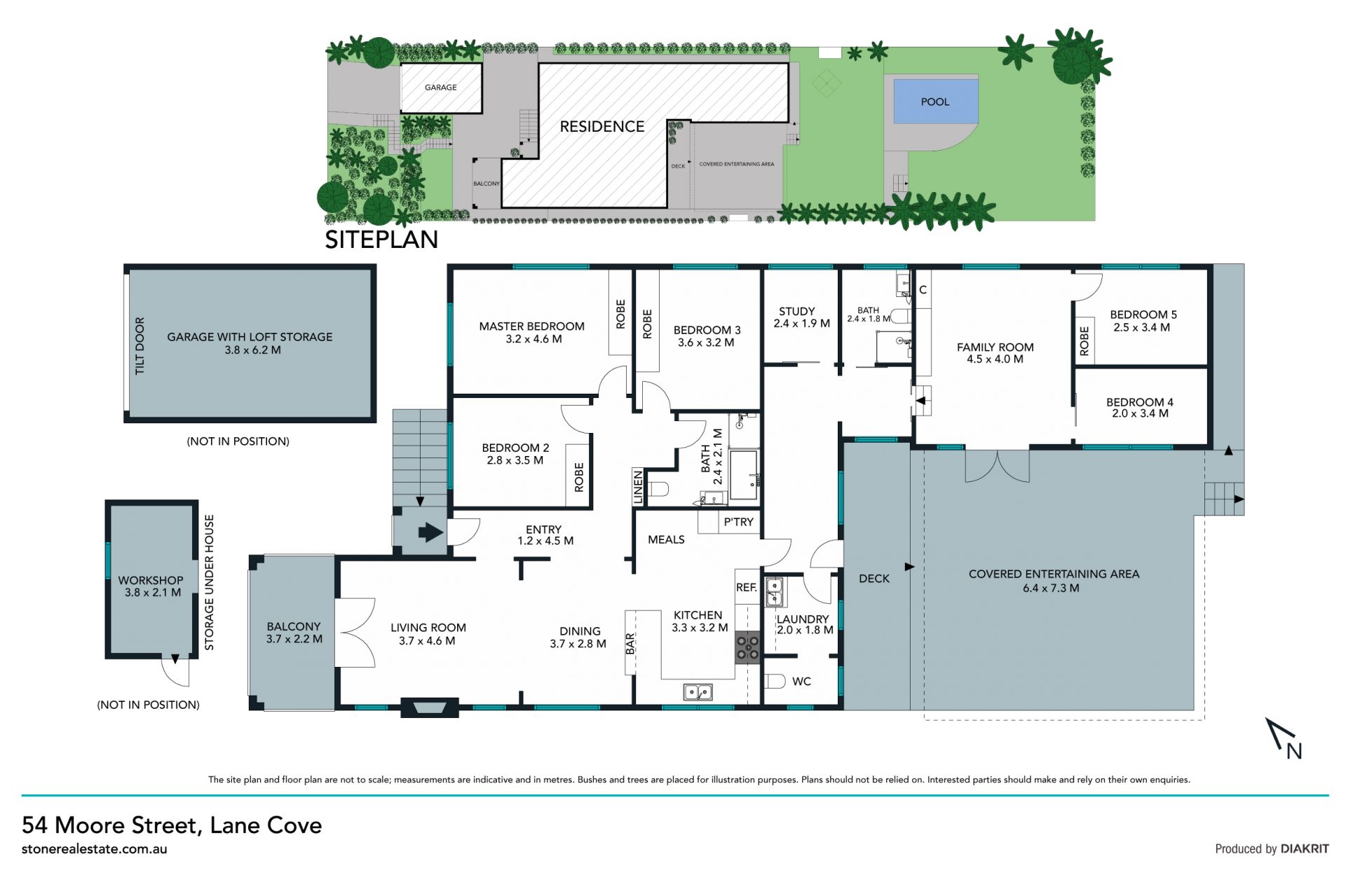 Large family home on 1,031sqm block with leafy views