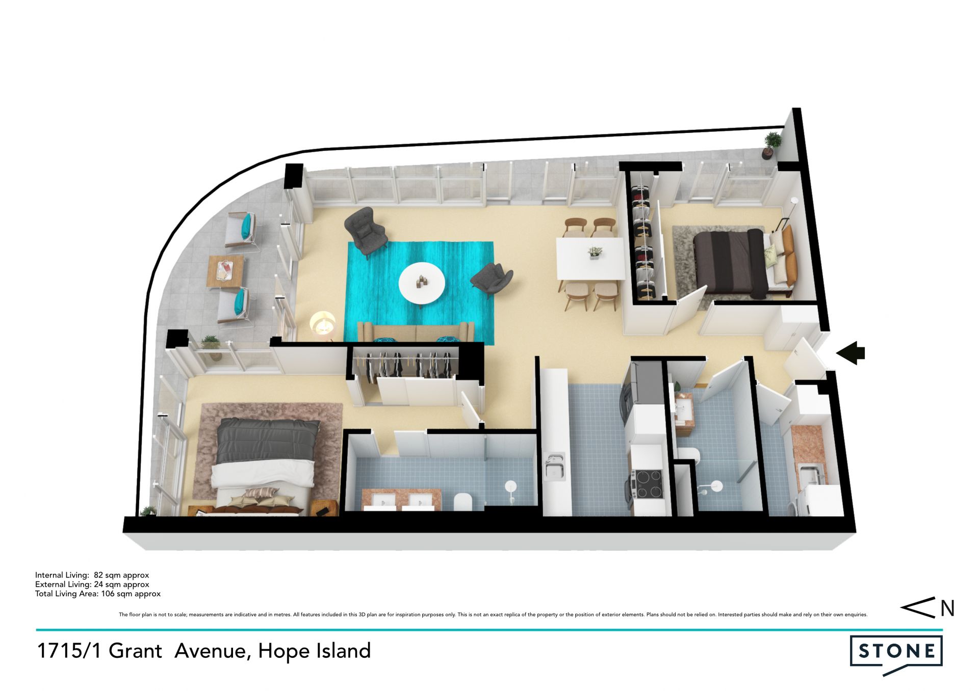 New, luxurious and with views for miles