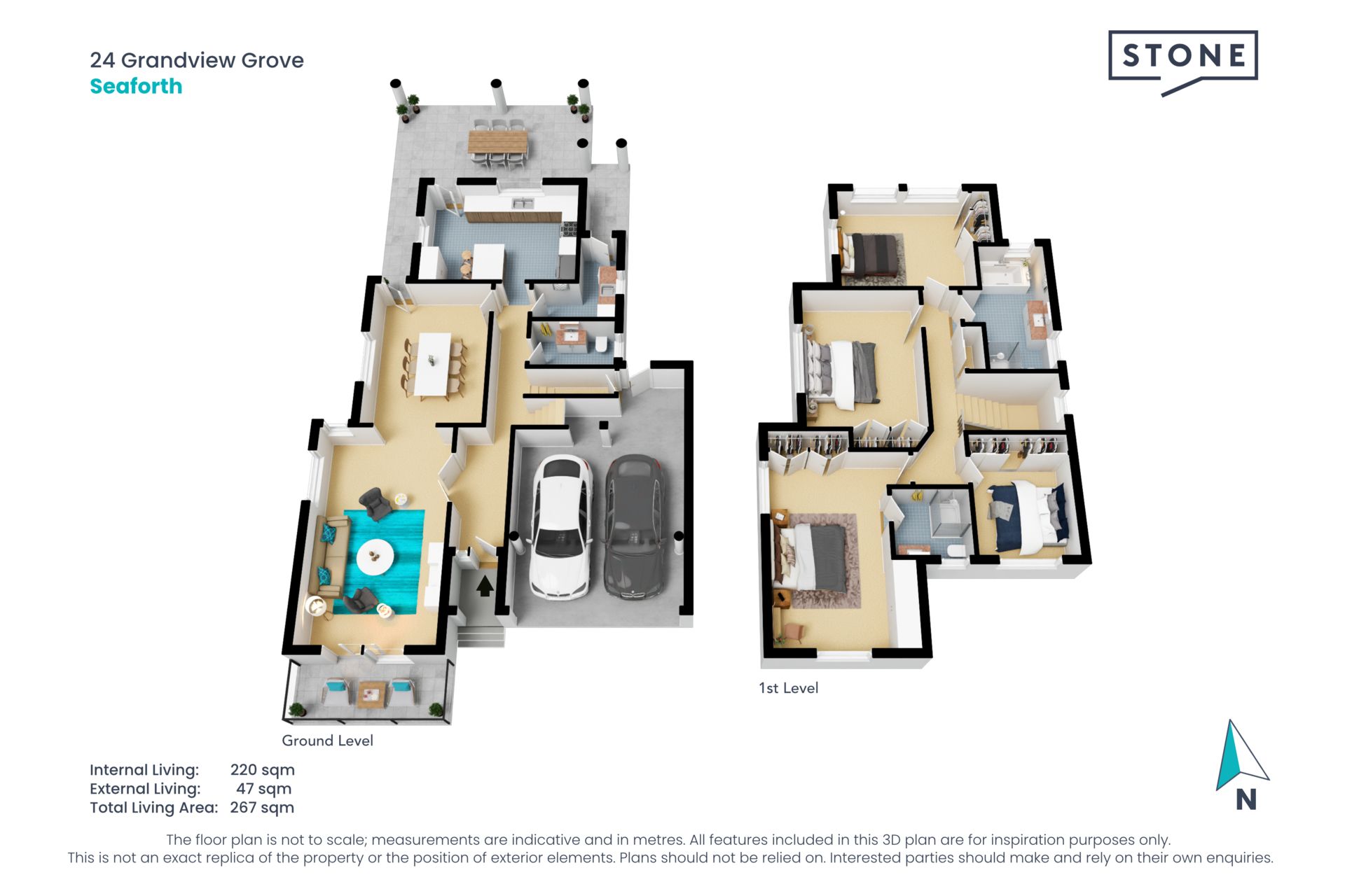 Ideal family home in premier street with level north-facing backyard