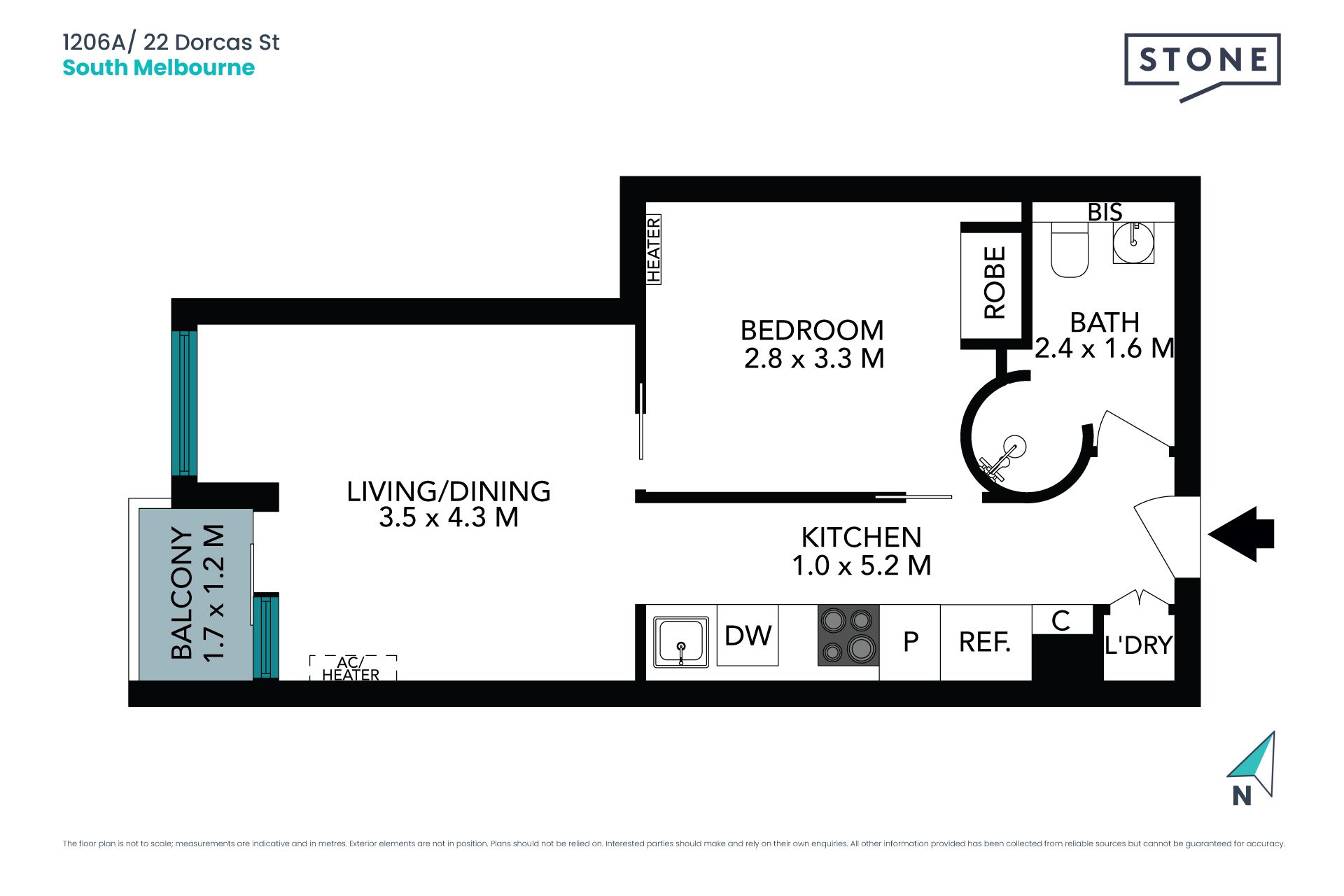 Stylish apartment at 'The Elm'