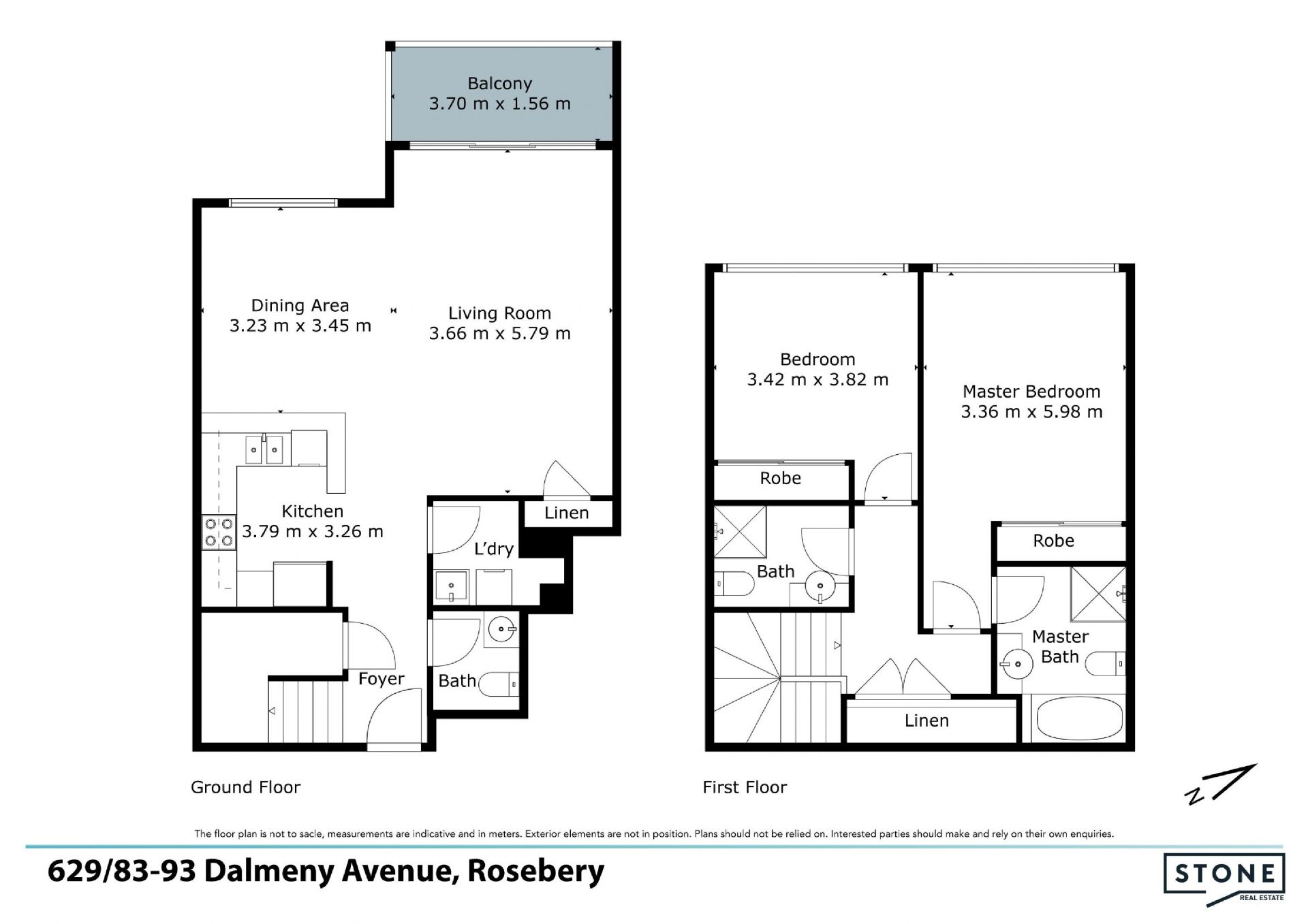 Spacious 2 Bedroom Apartment in Prime Rosebery Location