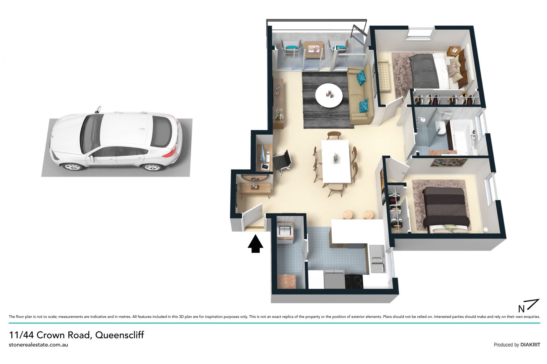 Flawless executive garden apartment