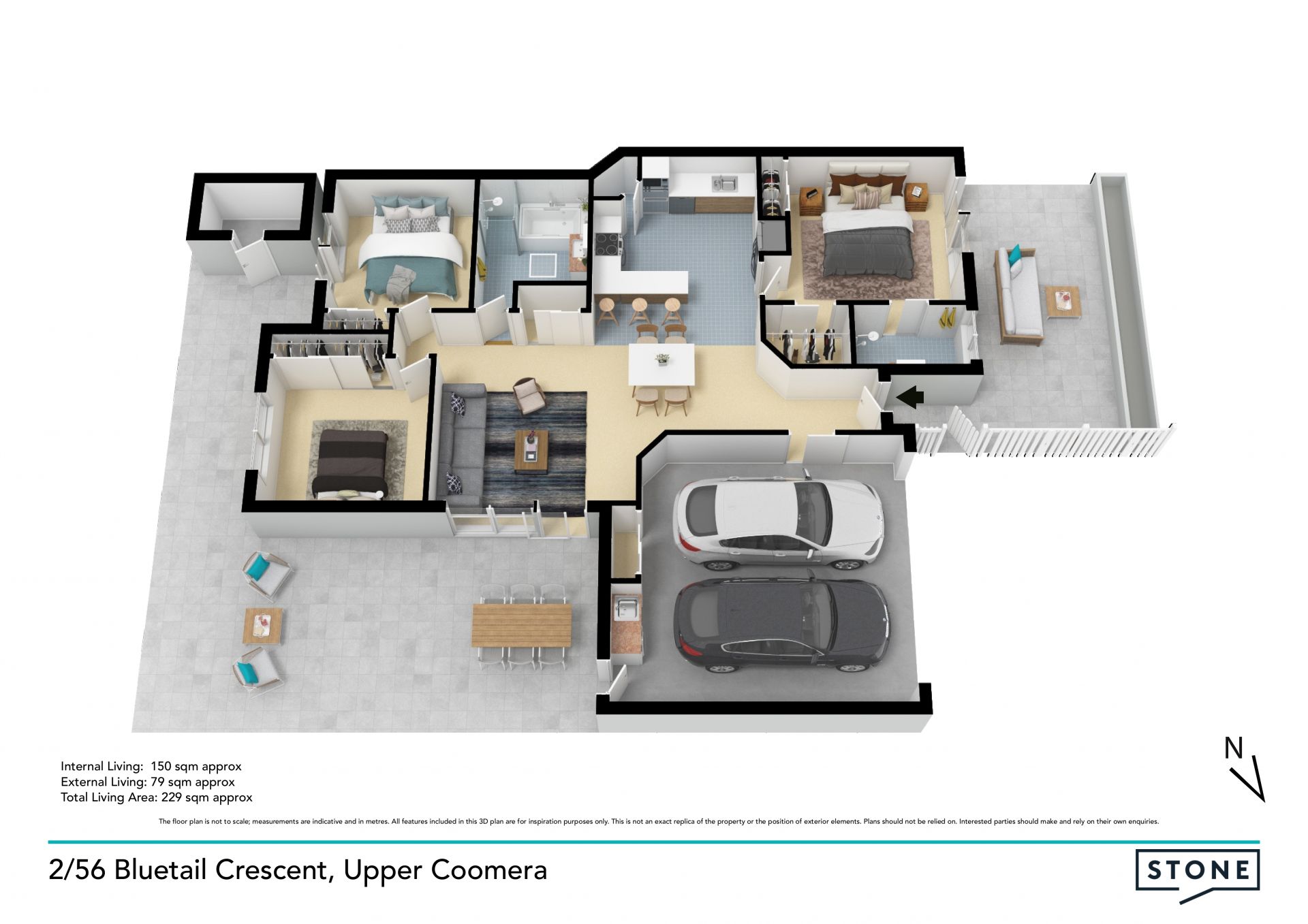 Super stylish, easy care in quiet locale