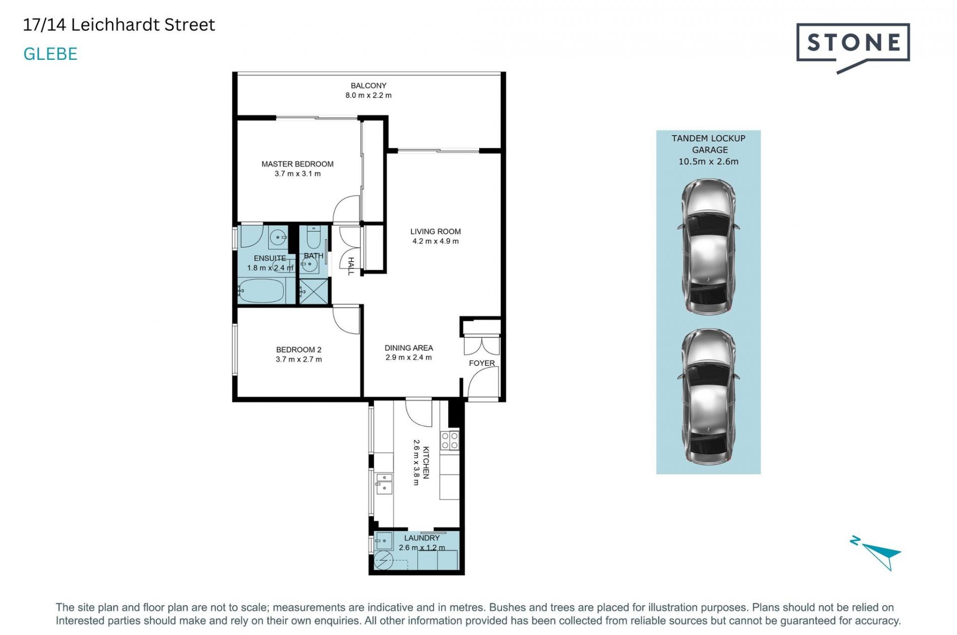 Desirable Bay-Facing 2 Bedroom Apartment in Glebe!
