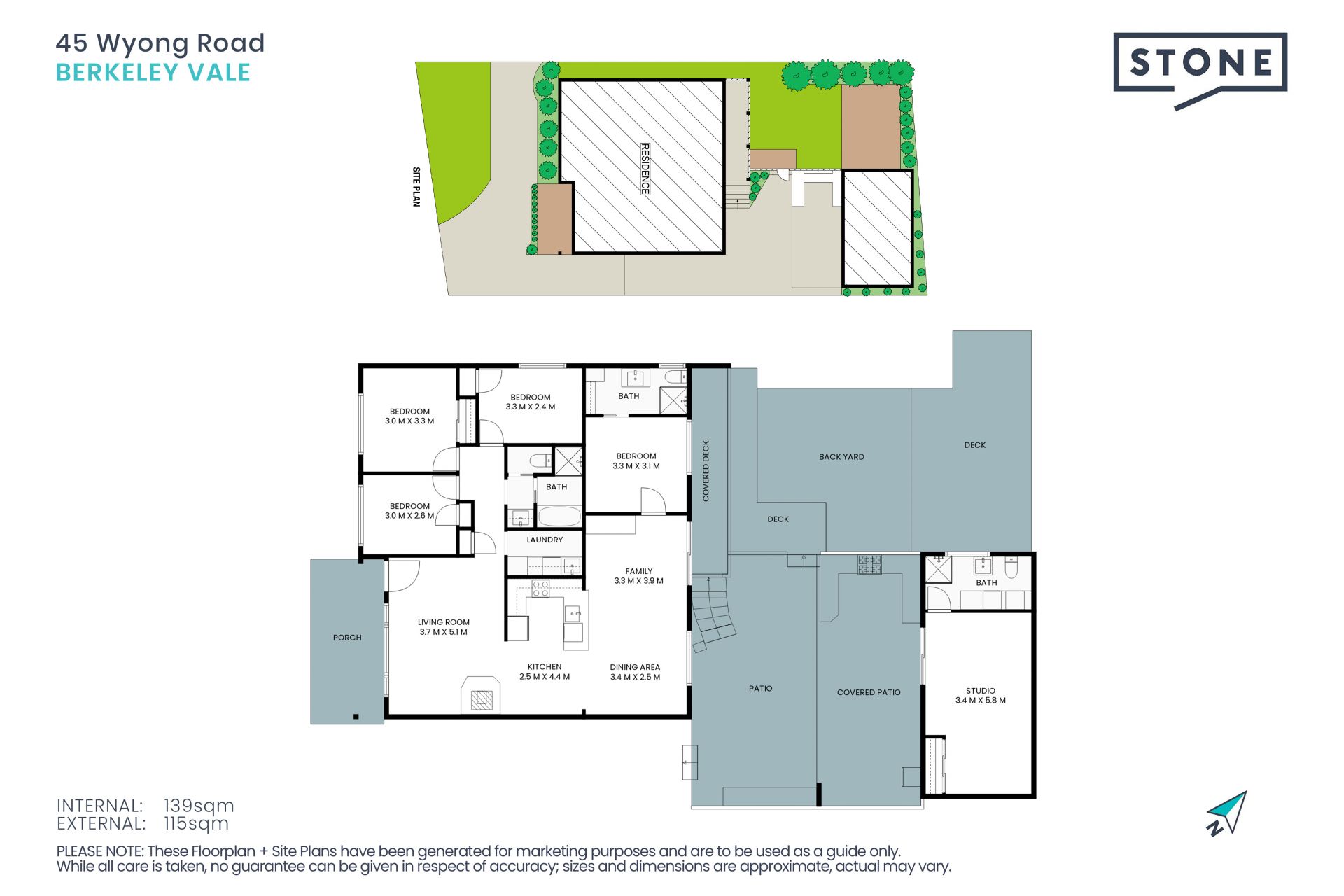 Stylish Single Level Living with Studio