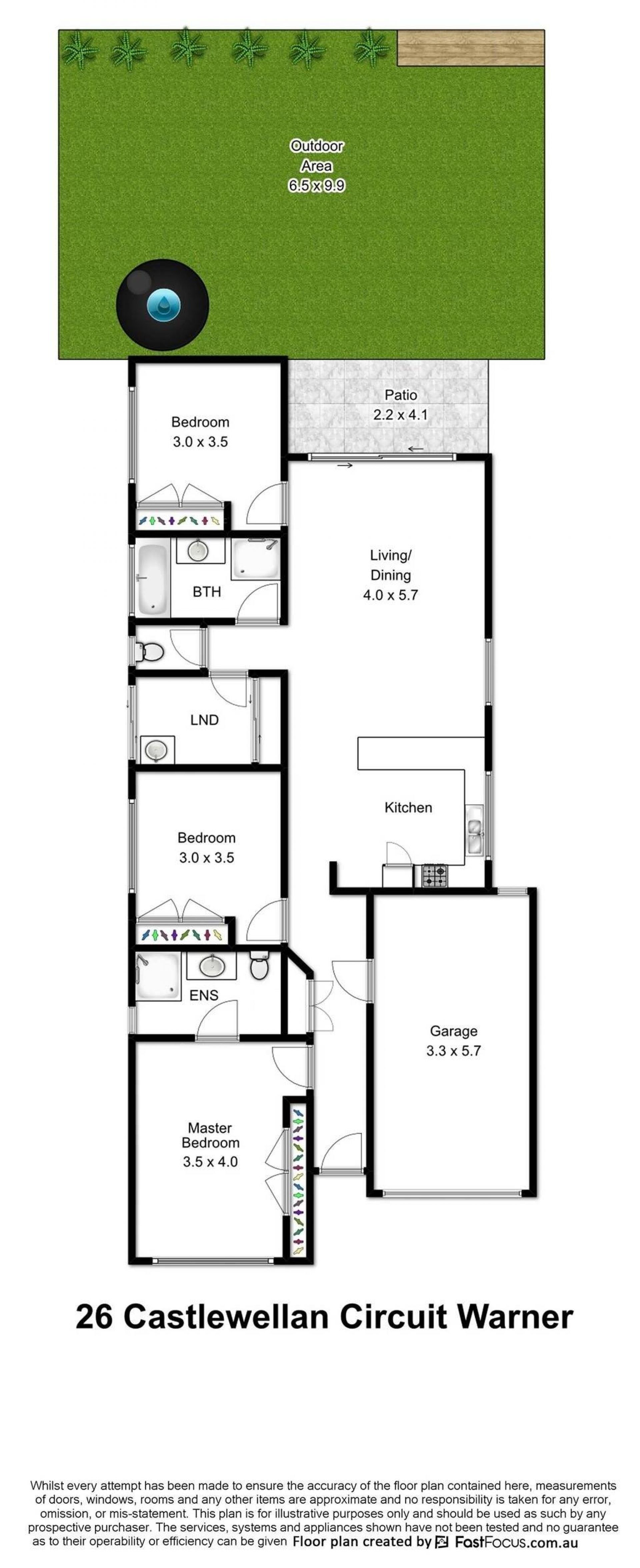 Low-Set Brick 3 Bedroom Home