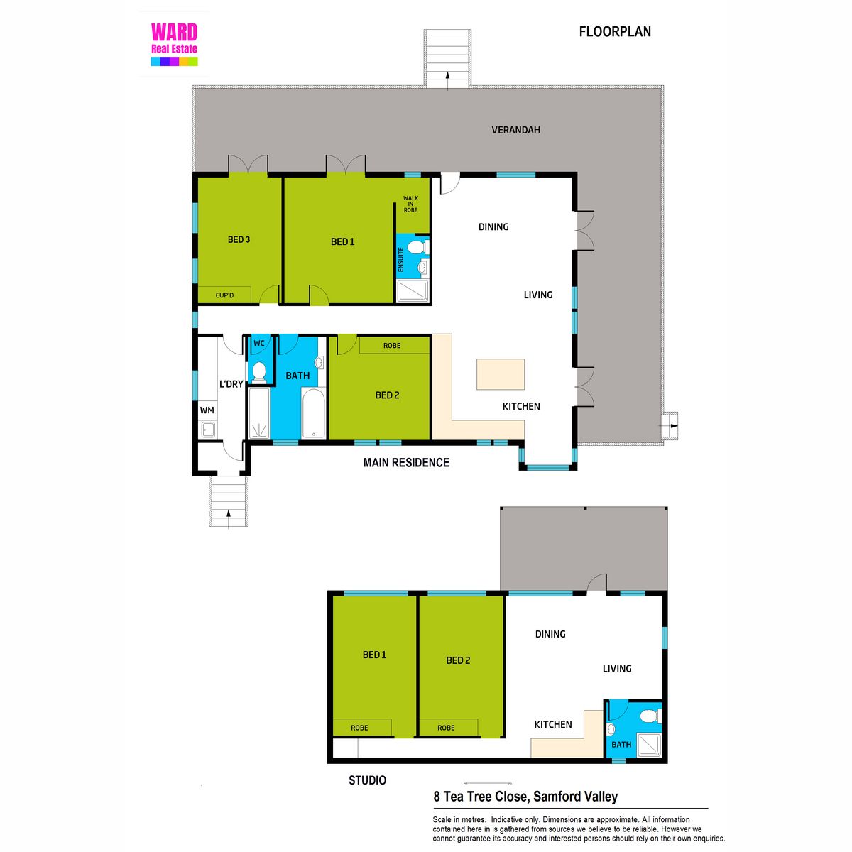 MODERN QUEENSLANDER AND FULLY SELF-CONTAINED STUDIO  ON 2.5 ACRES