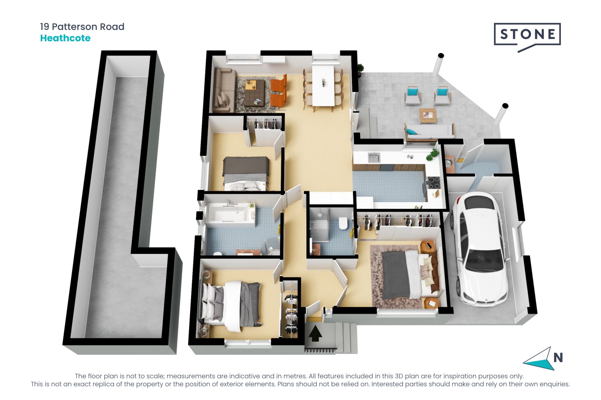 Easy-care living, bright and modern home