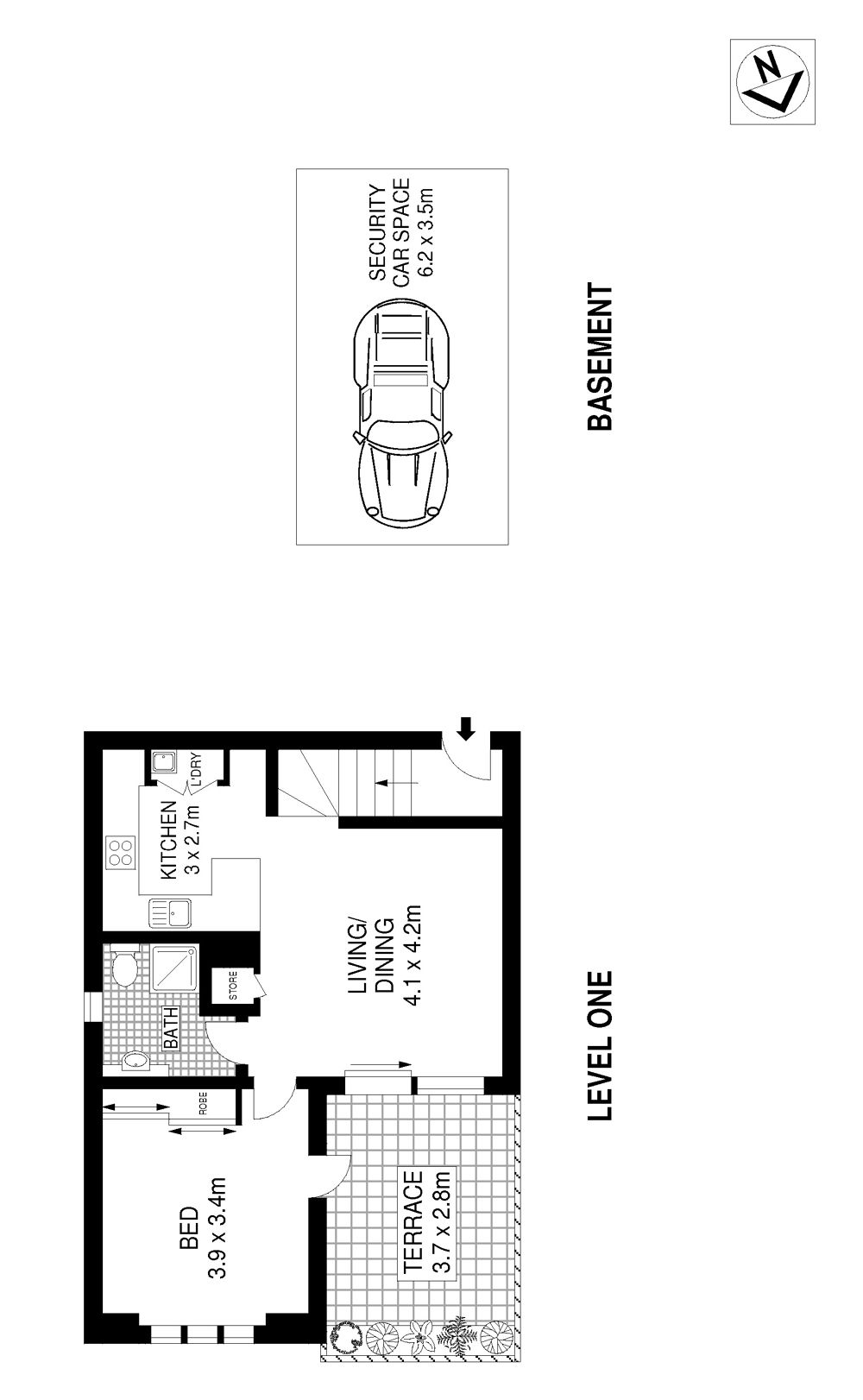 Full gas kitchen and breakfast bar, includes Smeg appliances