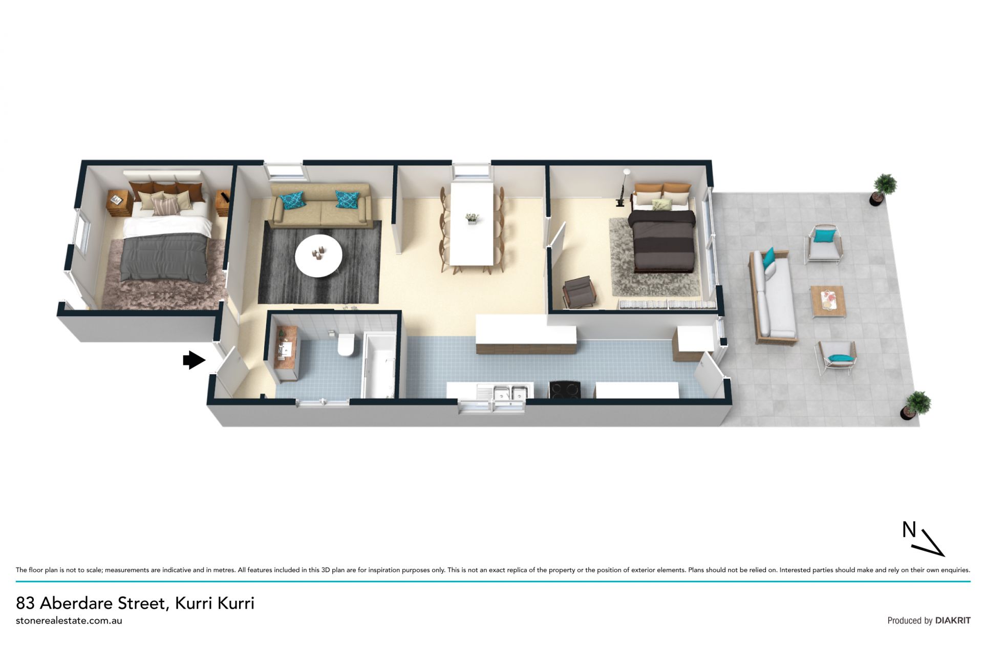 Compact home waiting for revival