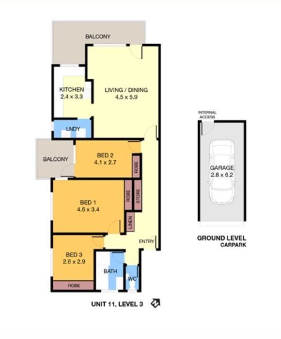 Large private top floor unit