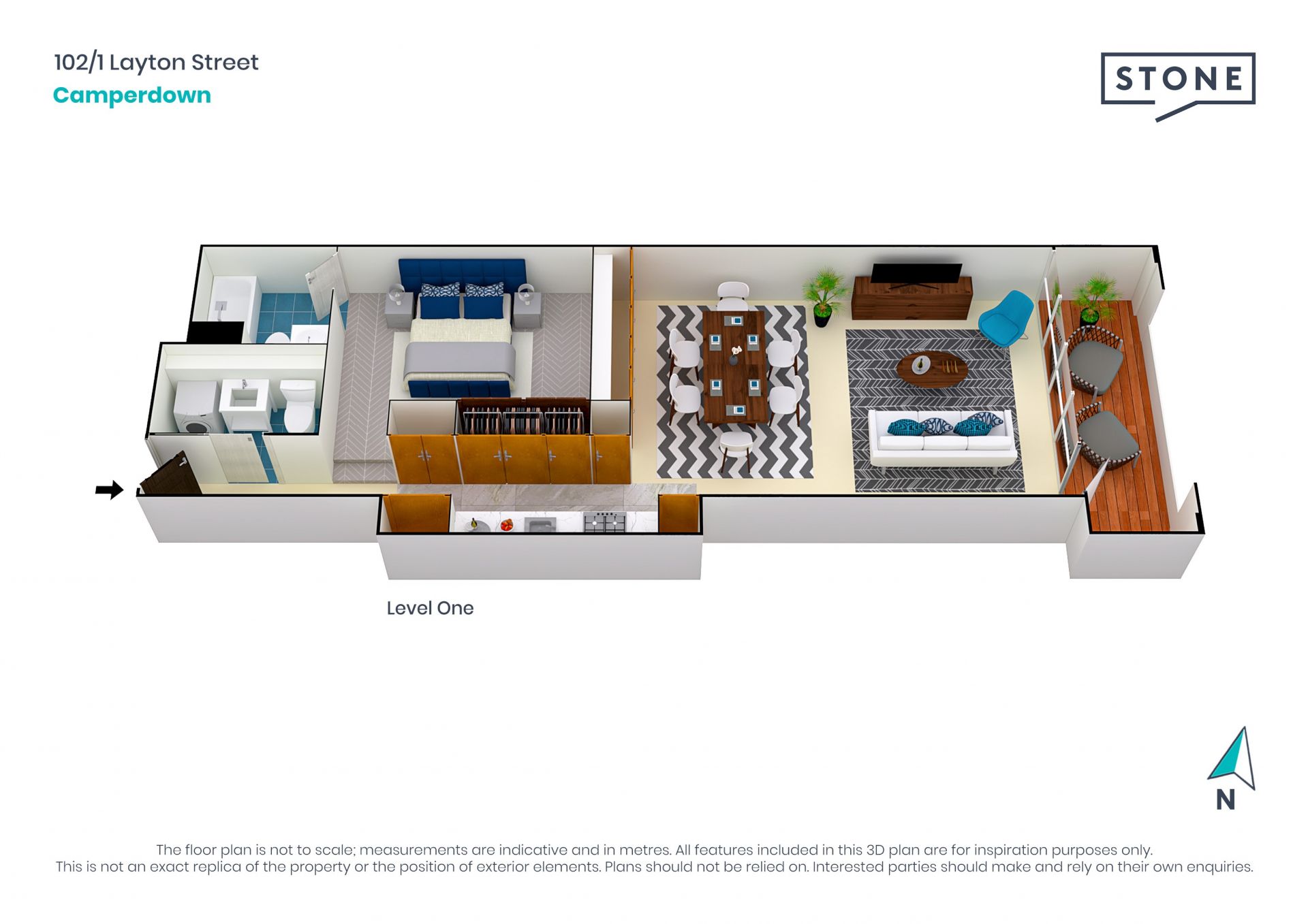 Unique apartment in ultra-convenient location