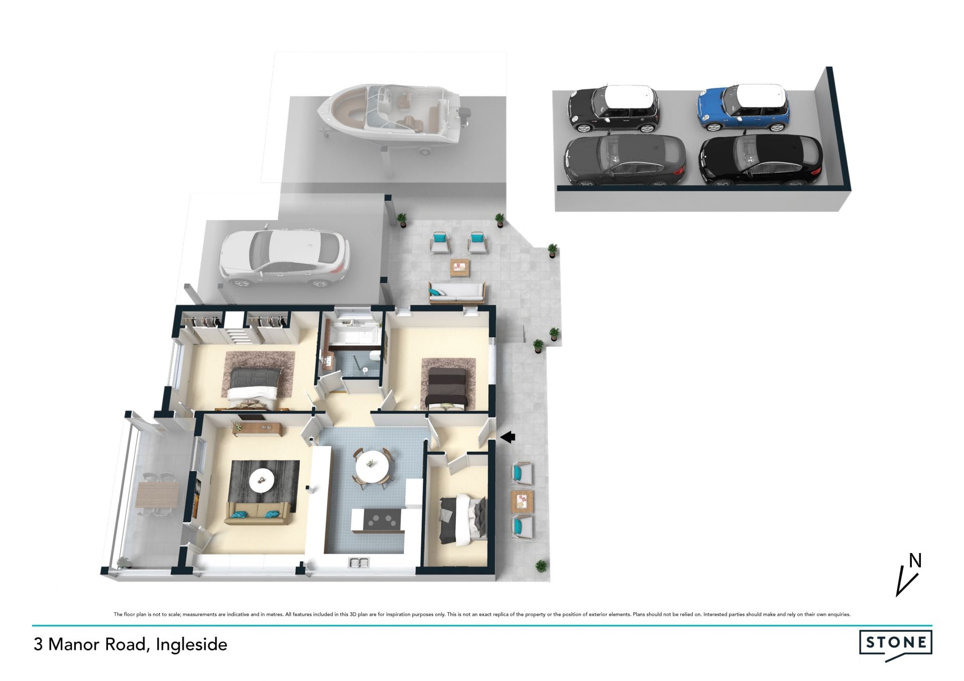 Large 2,007sqm block of land with existing home