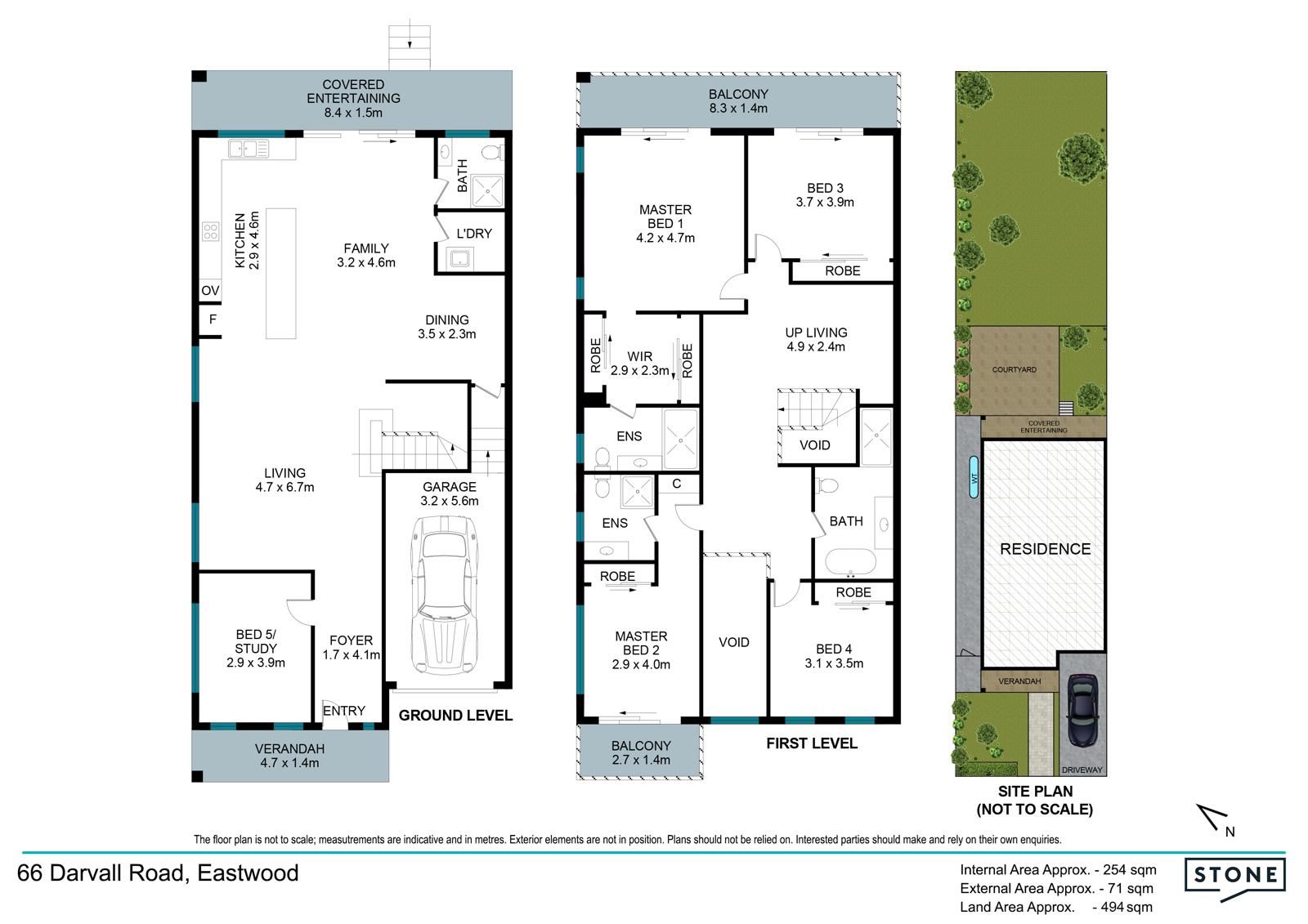 Spacious Full Brick Duplex with View