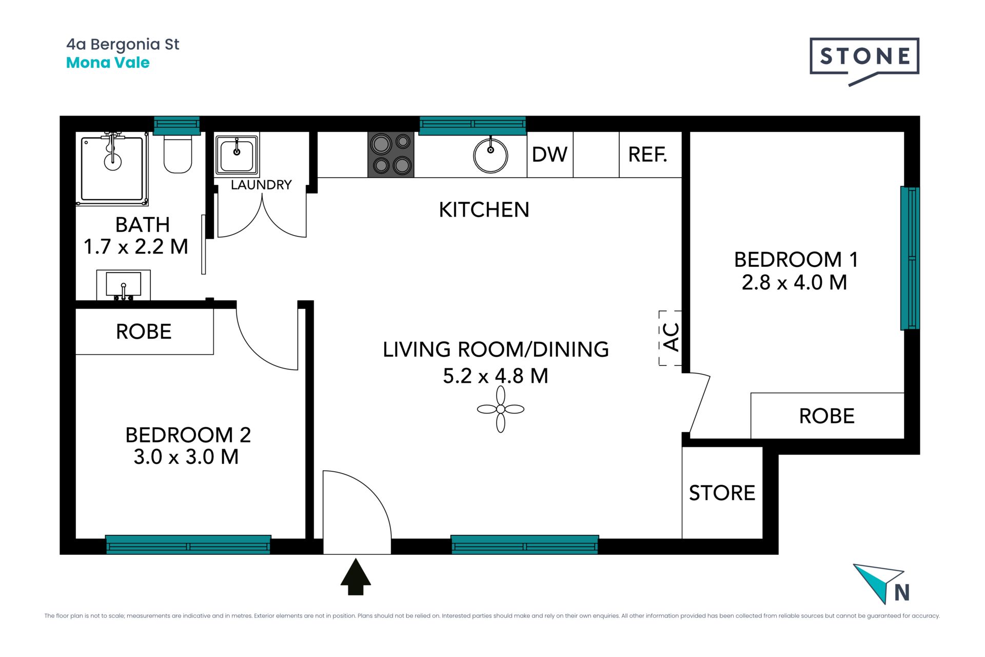 Two bedroom garden flat
