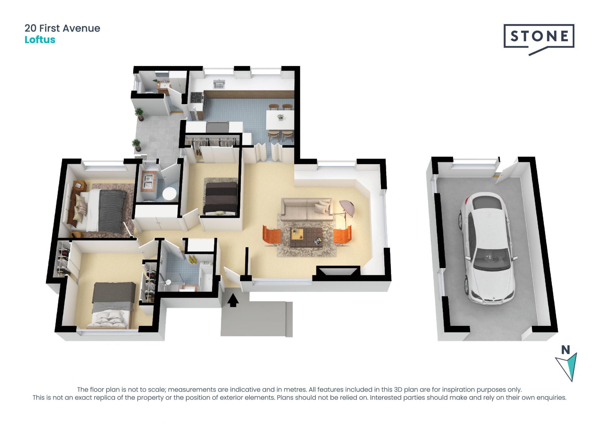 Spacious level home in desirable location