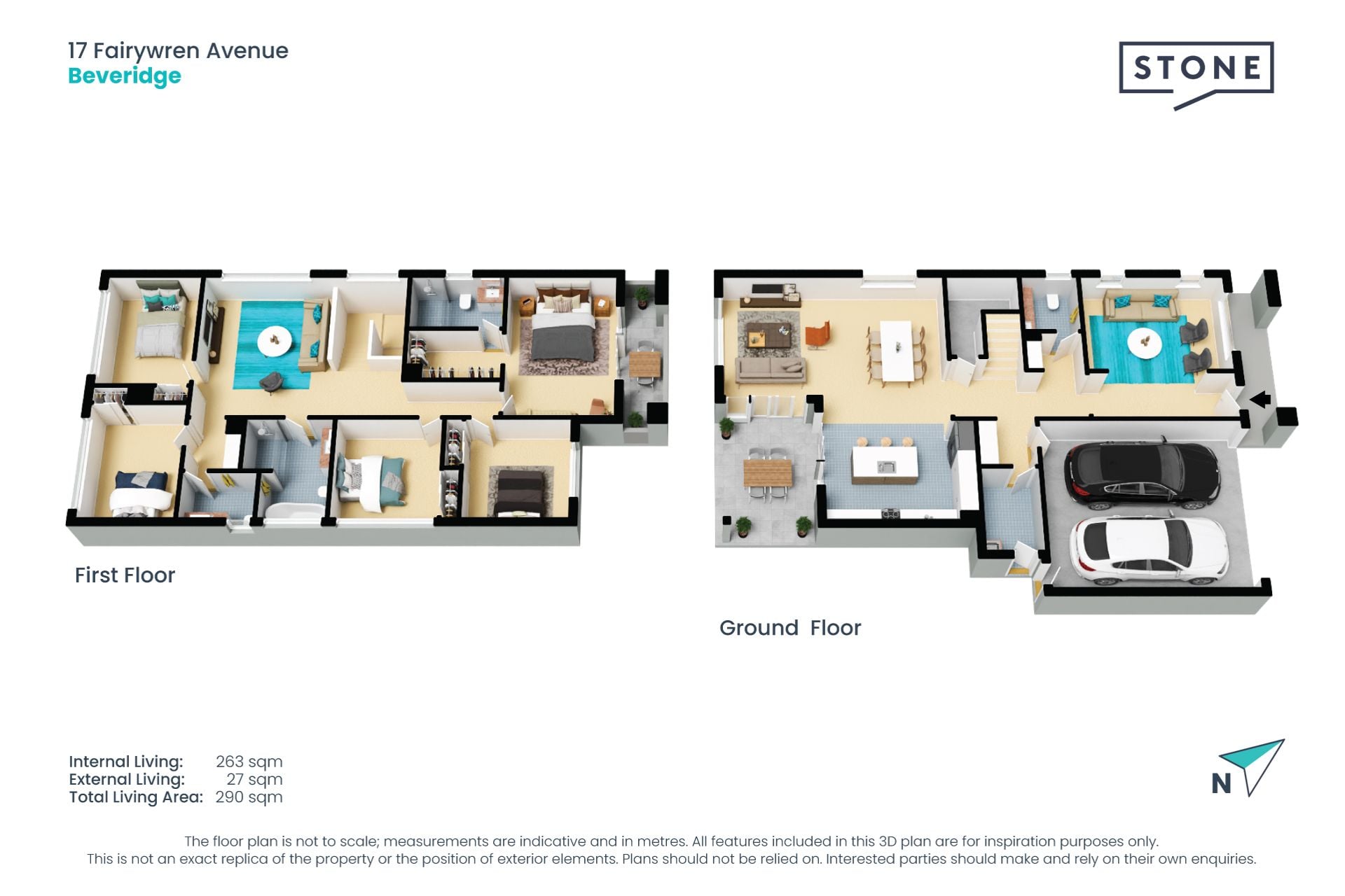 True 5 bedder - Brand New - North facing