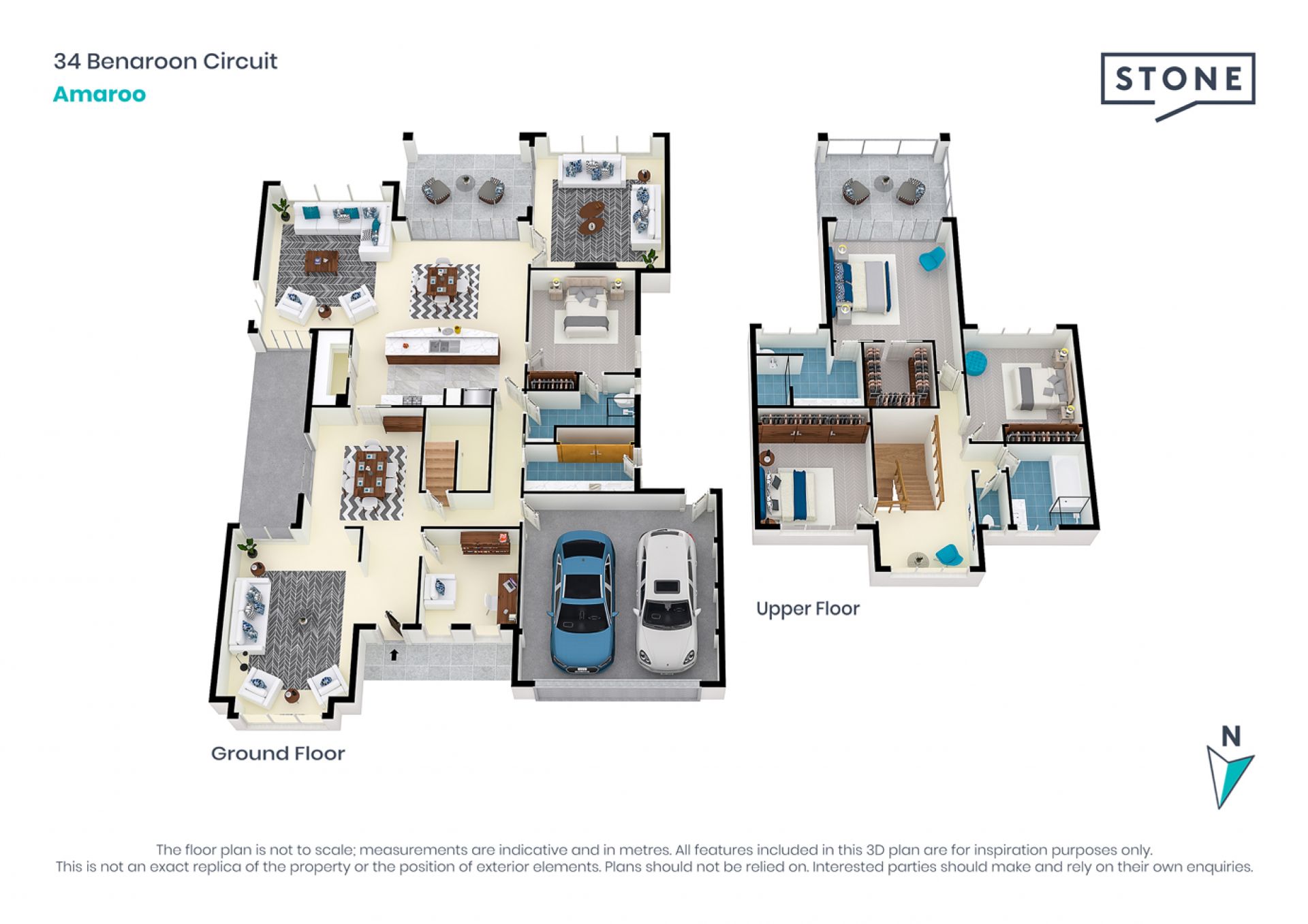 Over 320sqm of residence in a prime waterfront position on Yerrabi Pond