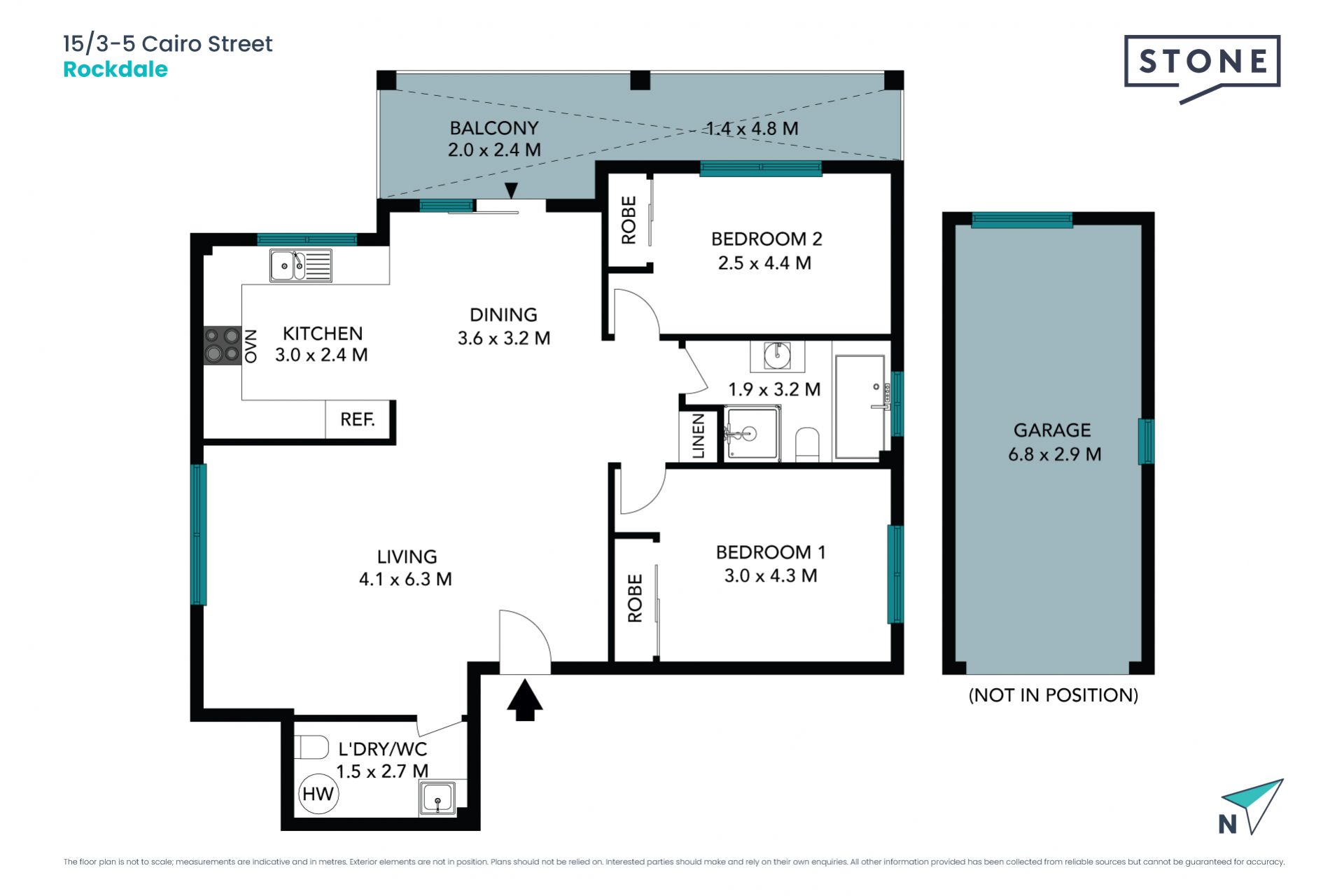 Roomy and refreshed top-floor apartment