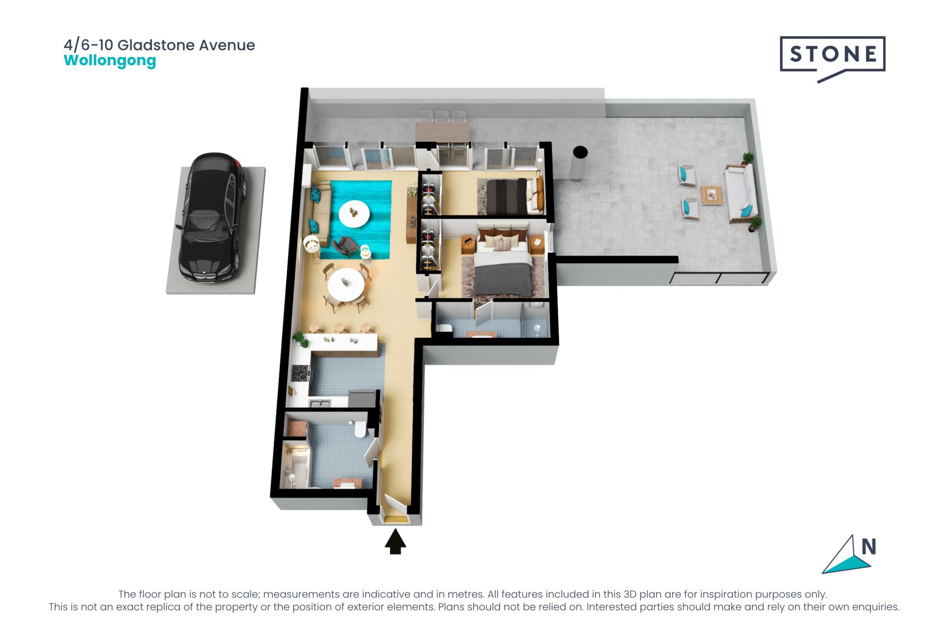 Beautifully kept apartment near Wollongong CBD